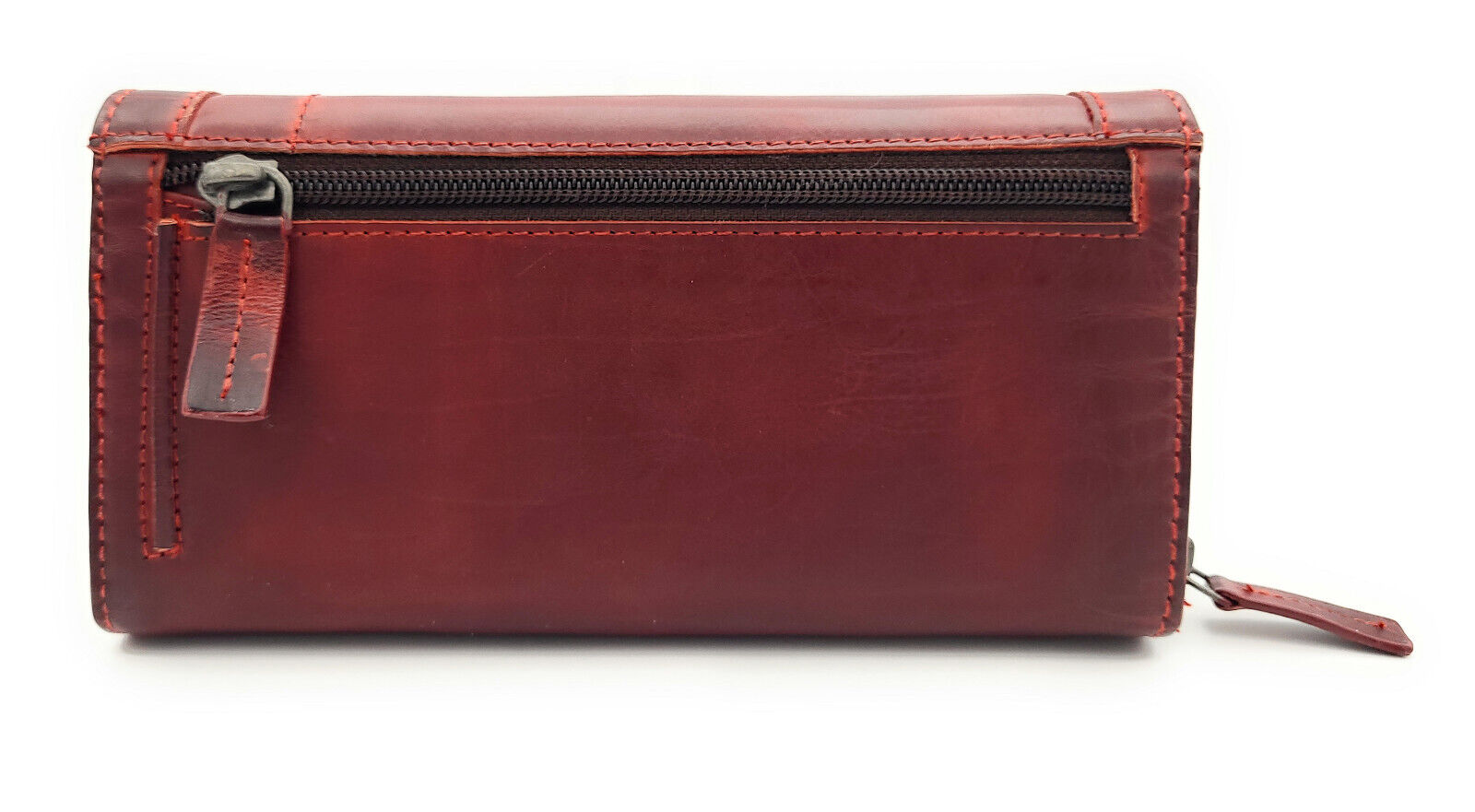 Jockey Club echt Leder Damen Geldbörse Portemonnaie Geldbeutel vintage cherry