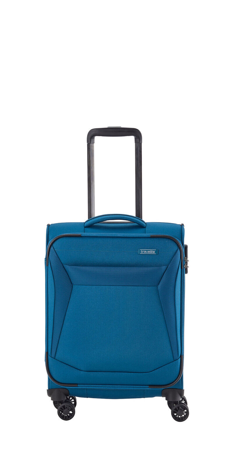 Travelite Chios Reisekoffer Trolley Bord-Koffer 55cm Handgepäck Bordgepäck 4Rad petrol
