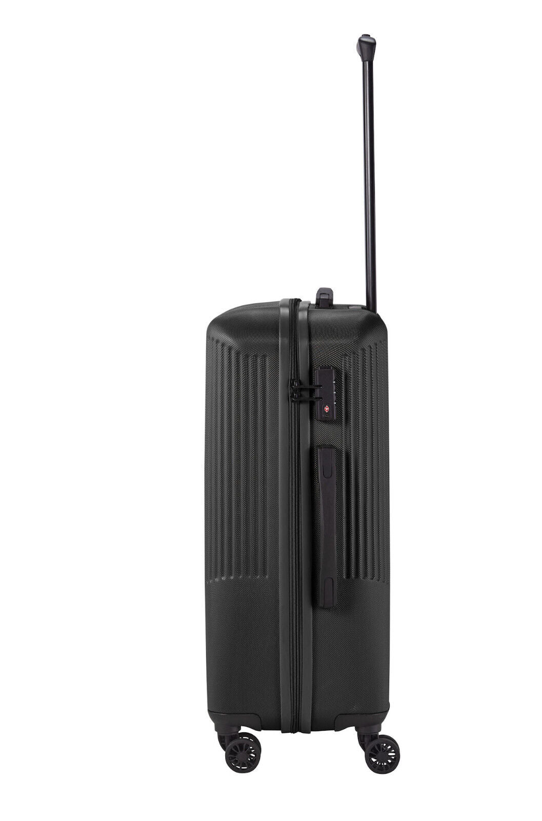 Travelite Bali Reisekoffer M Trolley Koffer 67cm 4 Rad / Rollen TSA Hartschale schwarz