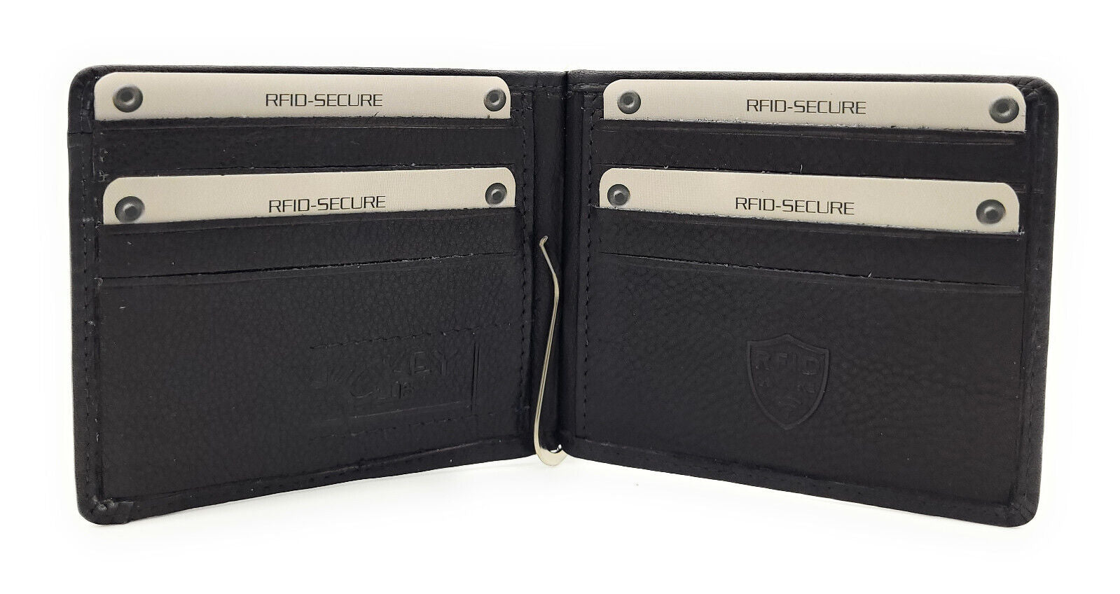 Jockey Club Dollarclip – Echt Leder Geldbörse mit RFID-Schutz & Münzfach