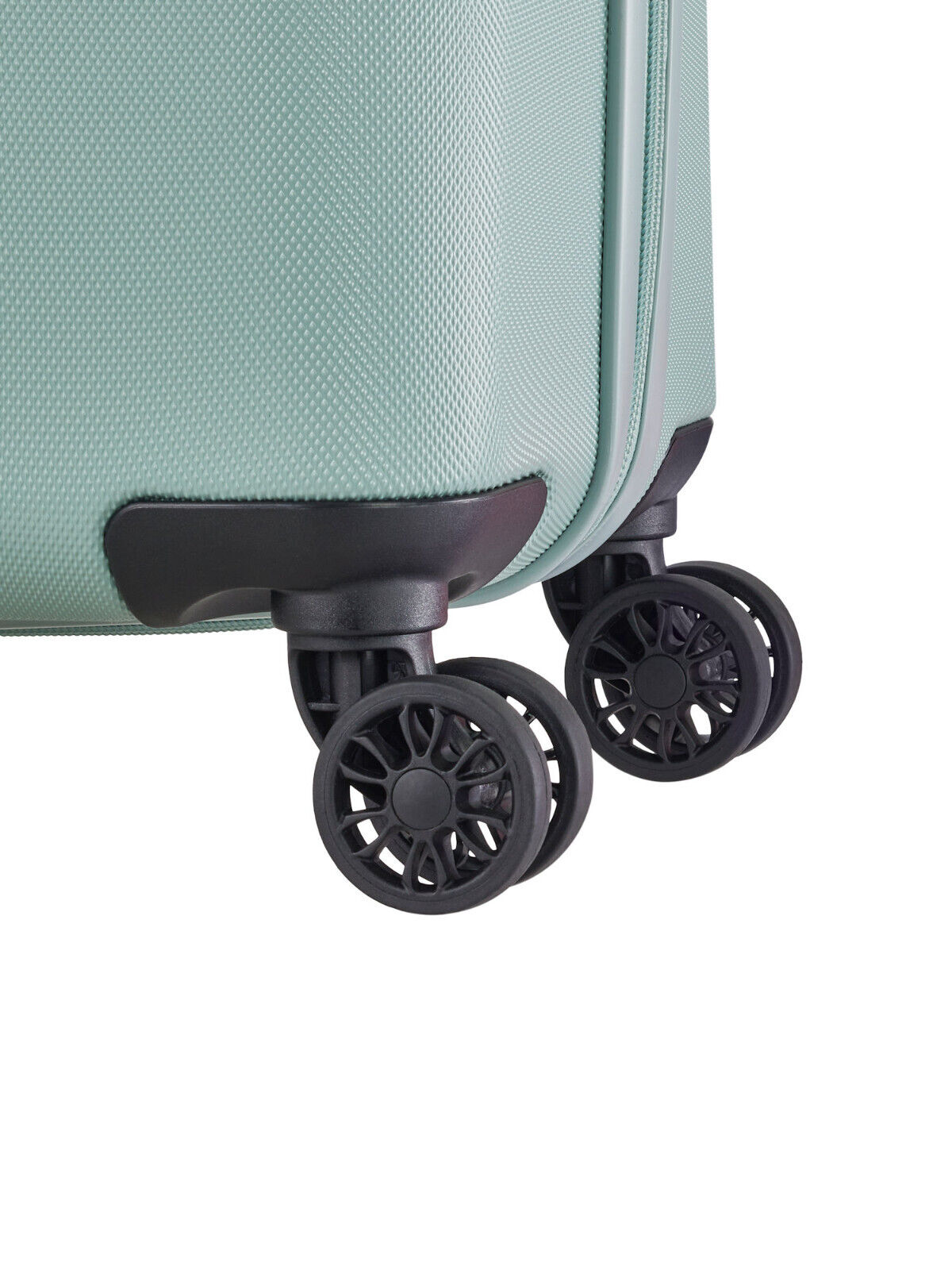 Travelite Bali Reisekoffer M Trolley Koffer 67cm 4 Rad / Rollen TSA Hartschale mint