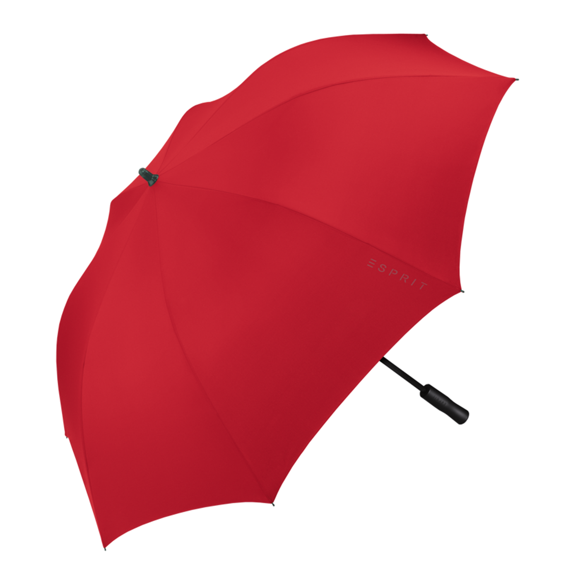 XL nachhaltiger Esprit Regenschirm Golfschirm Partnerschirm Schirm mit Automatik Golf AC Ø132cm rot