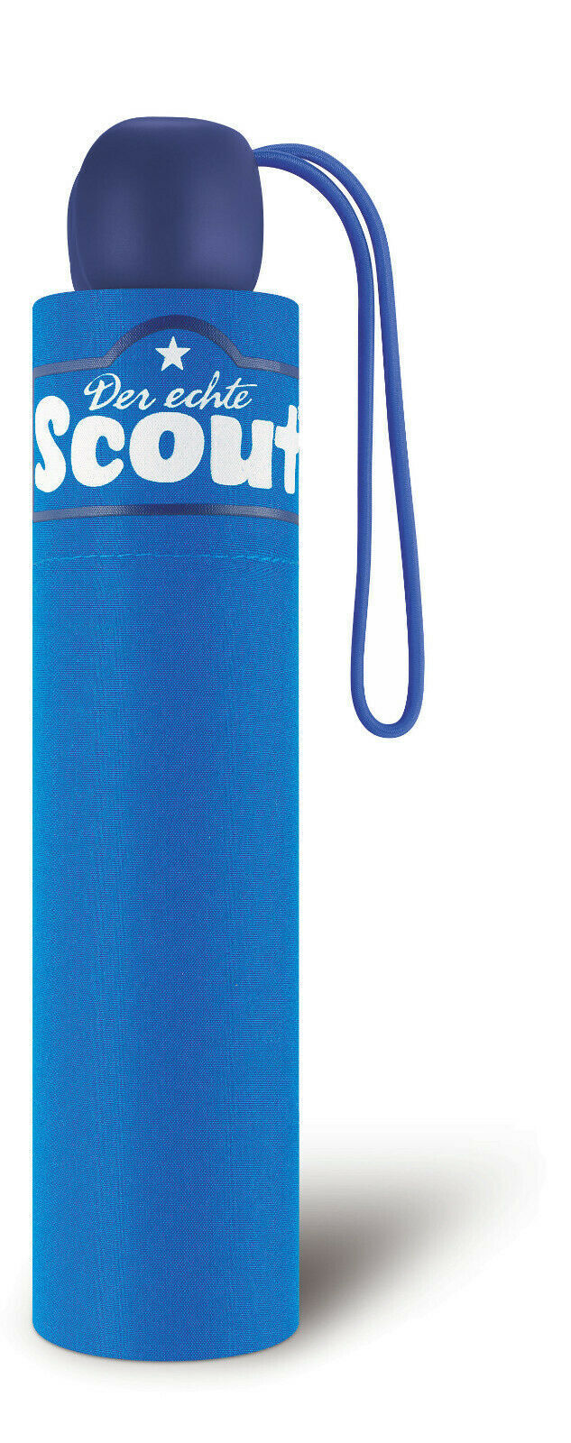 Scout Kinder Regenschirm mit Reflektionsstreifen leicht royal blue blau