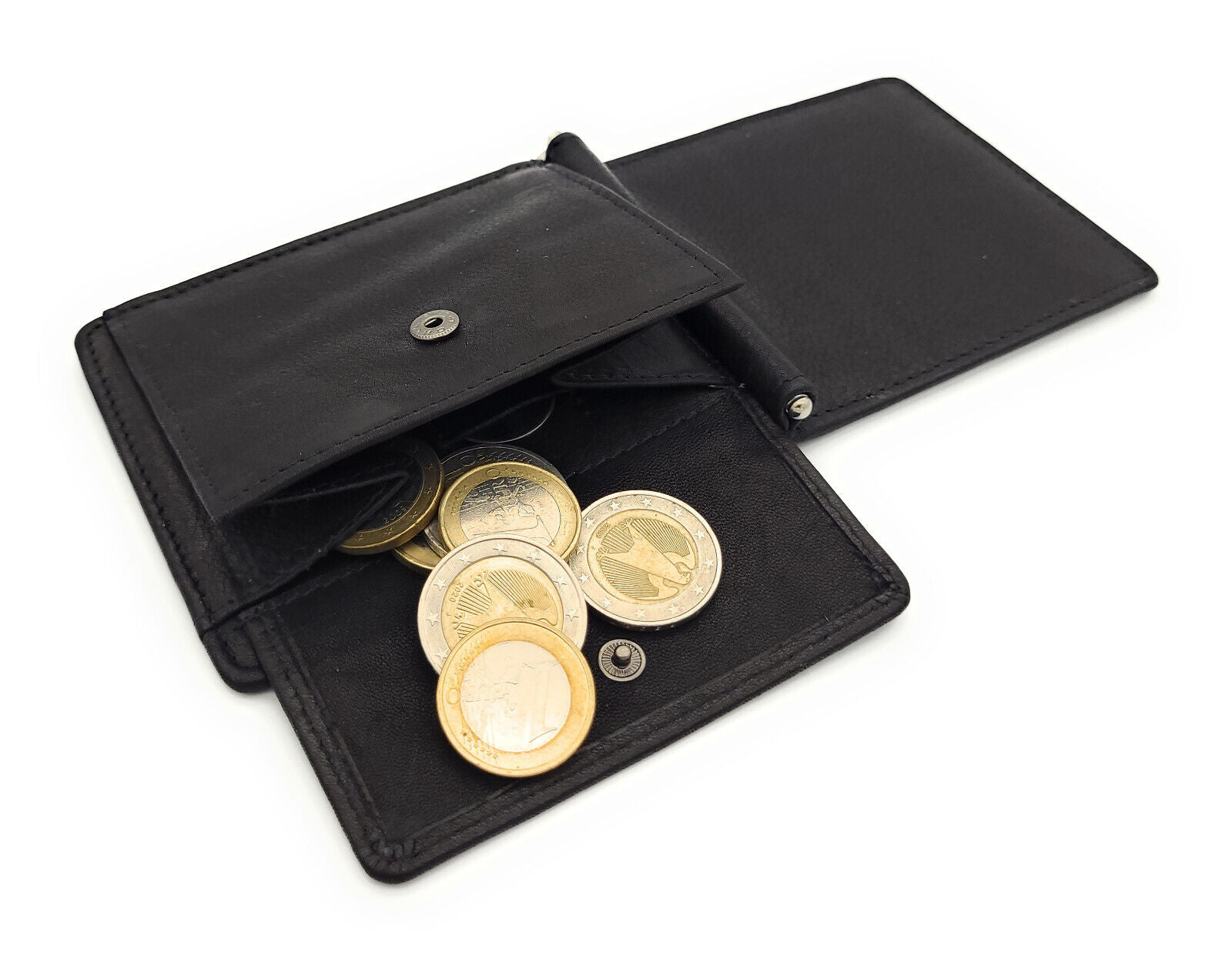 Jockey Club Dollarclip – Echt Leder Geldbörse mit RFID-Schutz & Münzfach