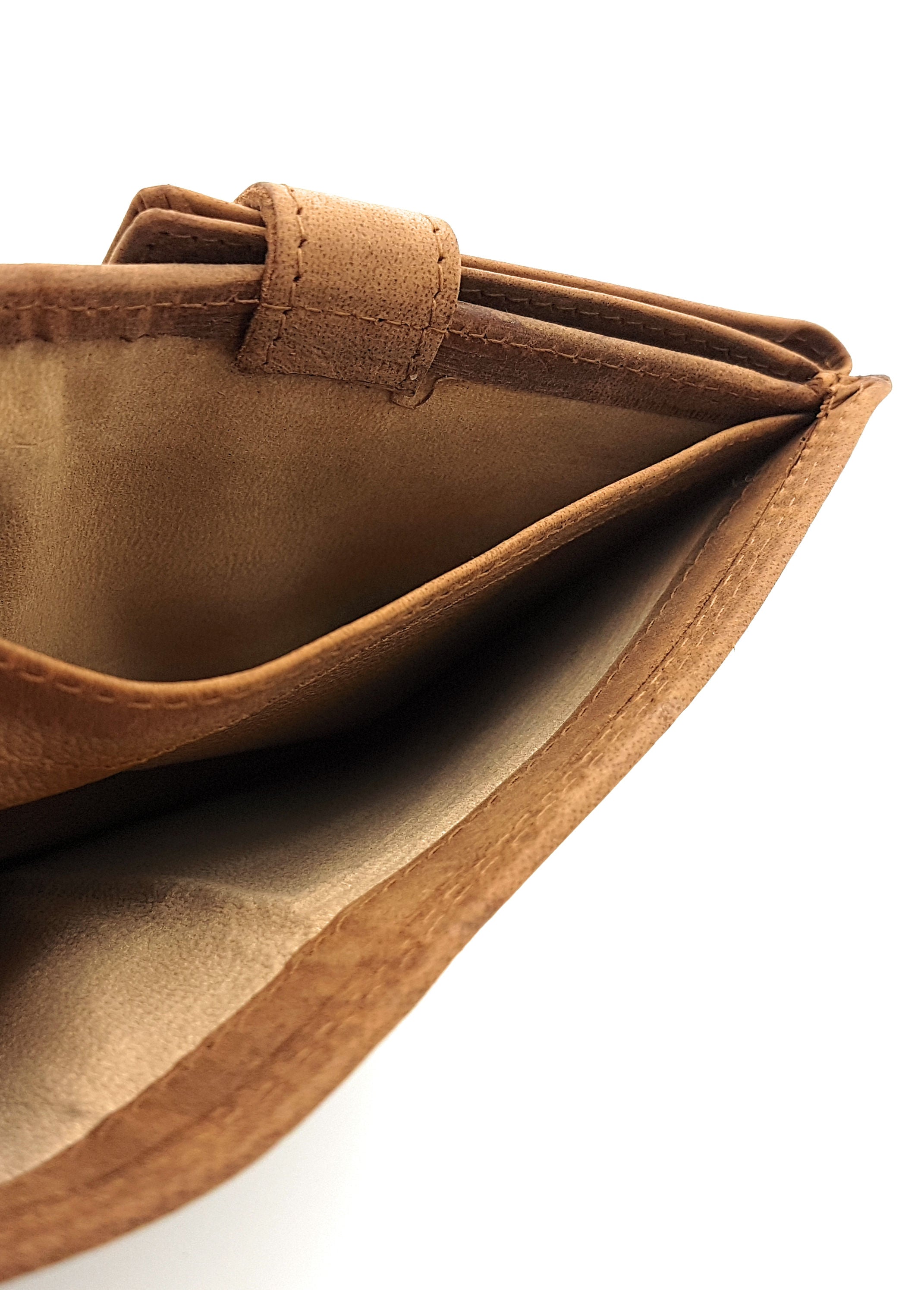 McLean echt Büffel Voll-Leder Geldbörse Portemonnaie Totenkopf Skull mit RFID NFC Schutz braun