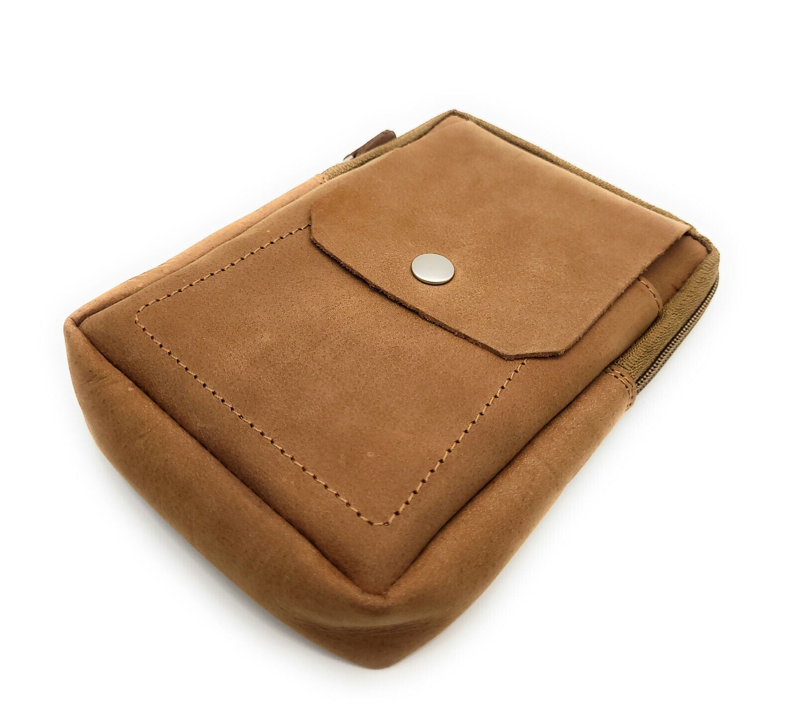 Lemasi echt Leder Bauchtasche Hüfttasche Gürteltasche Crossbag Umhängetasche Hunterleder