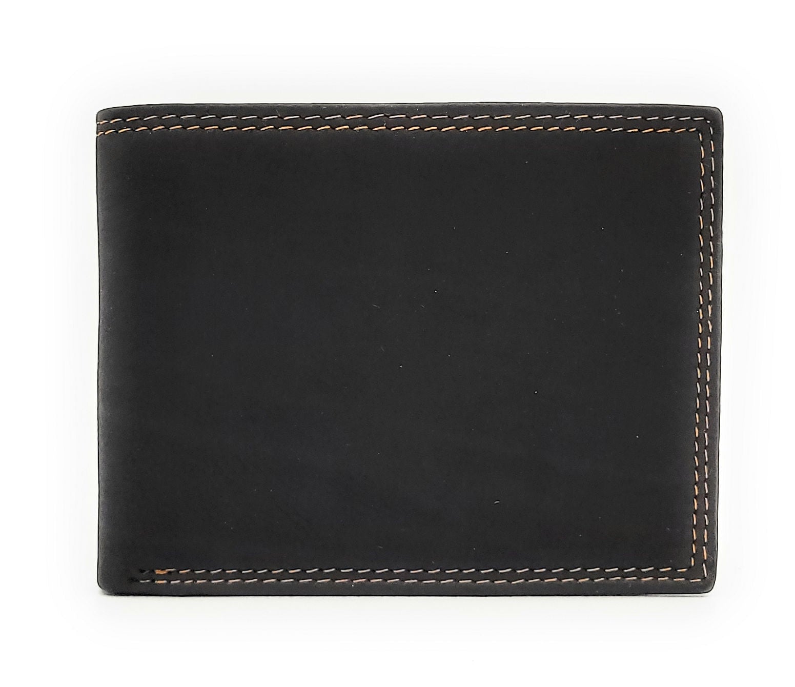 Jockey Club Basic echt Leder Herren Geldbörse Portemonnaie Geldbeutel mit RFID Schutz schwarz hellbraun