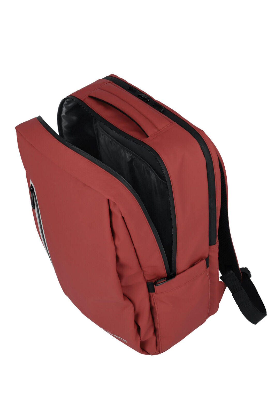 Travelite Boxy Rucksack Daypack Notebookfach wasserfeste Plane Reflektoren rot