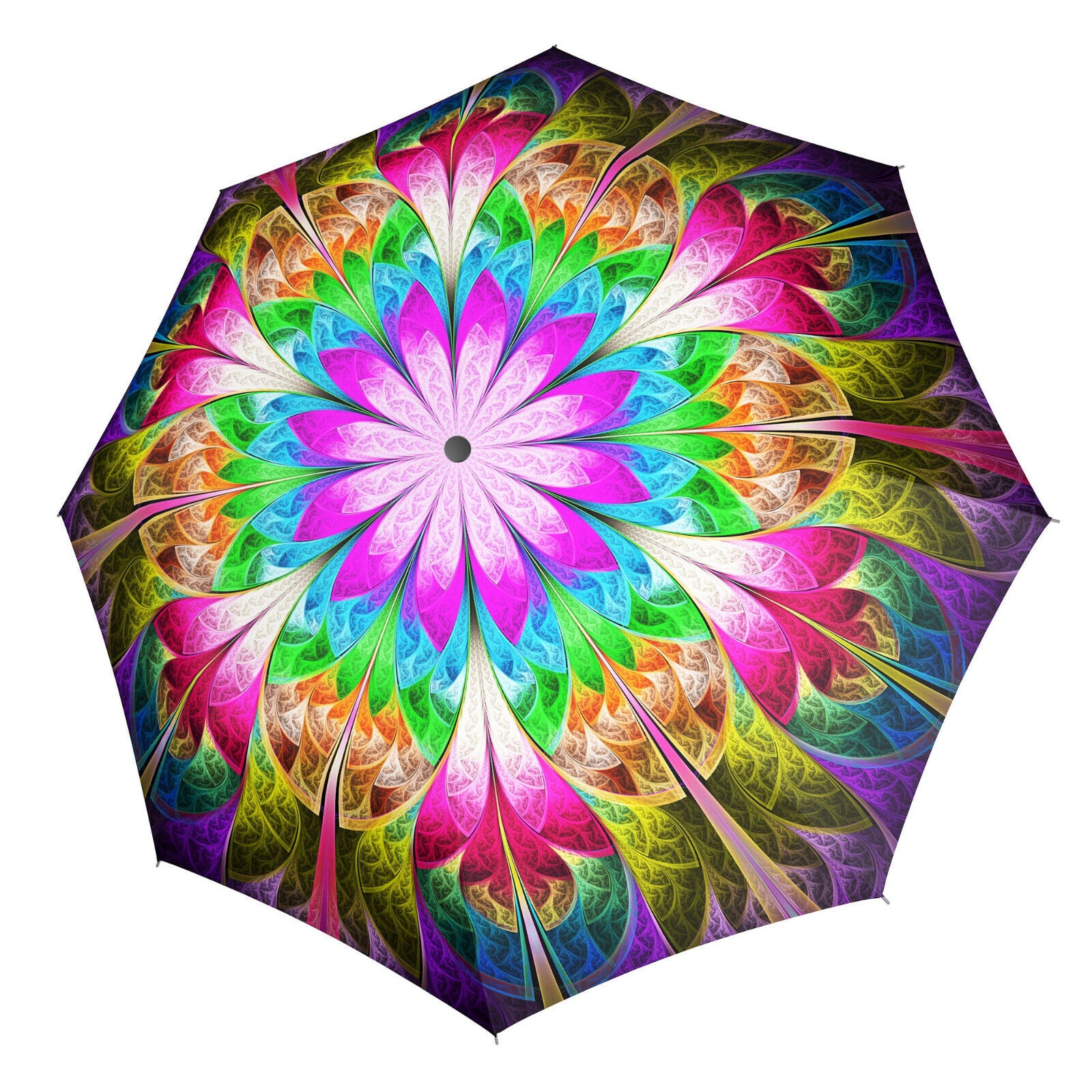 doppler Regenschirm Taschenschirm Fiber Magic Auf Zu Automatik Caleido Satin