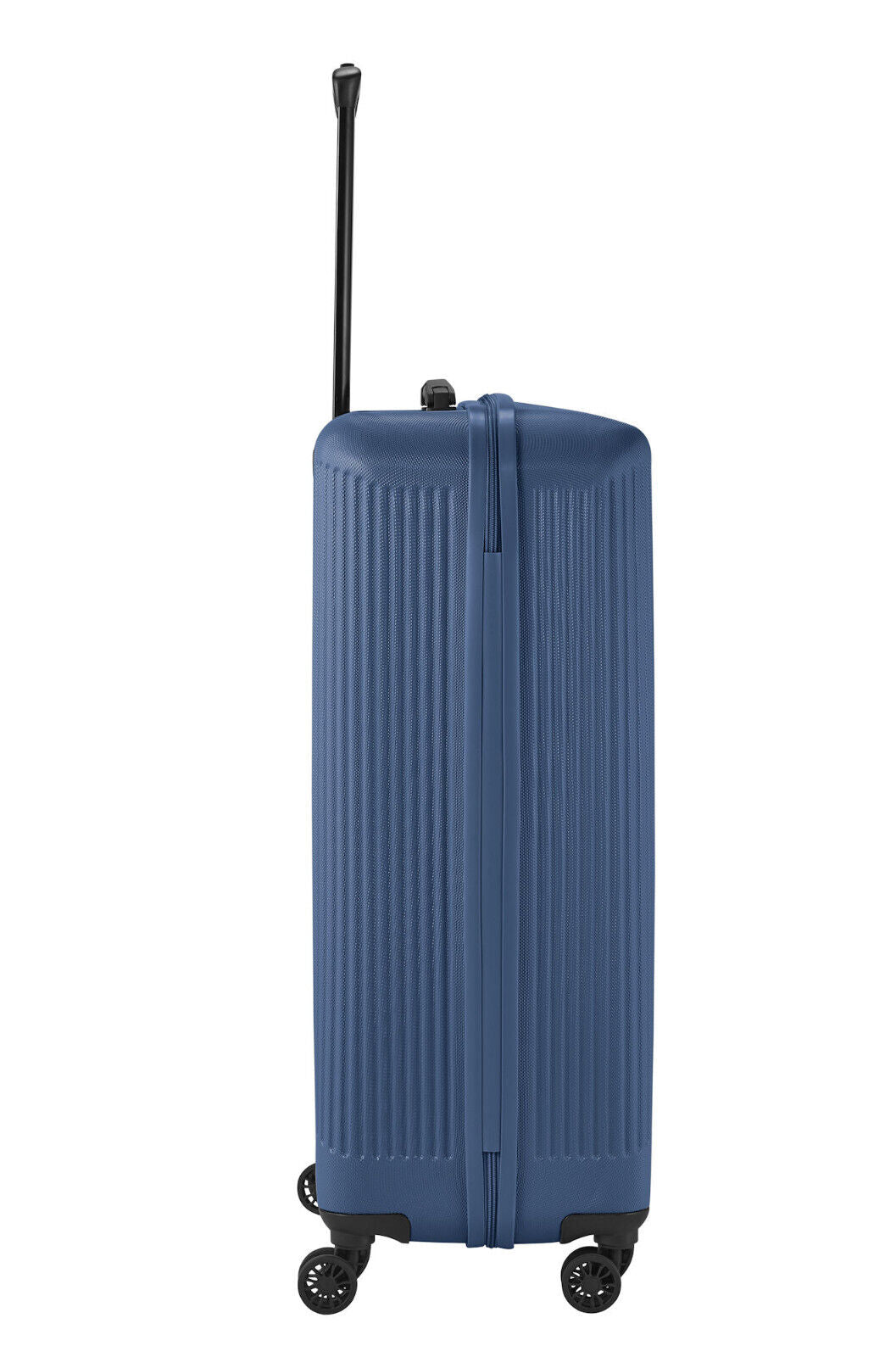 Travelite Bali Reisekoffer L Trolley Koffer 77cm 4 Rad / Rollen TSA Hartschale blau
