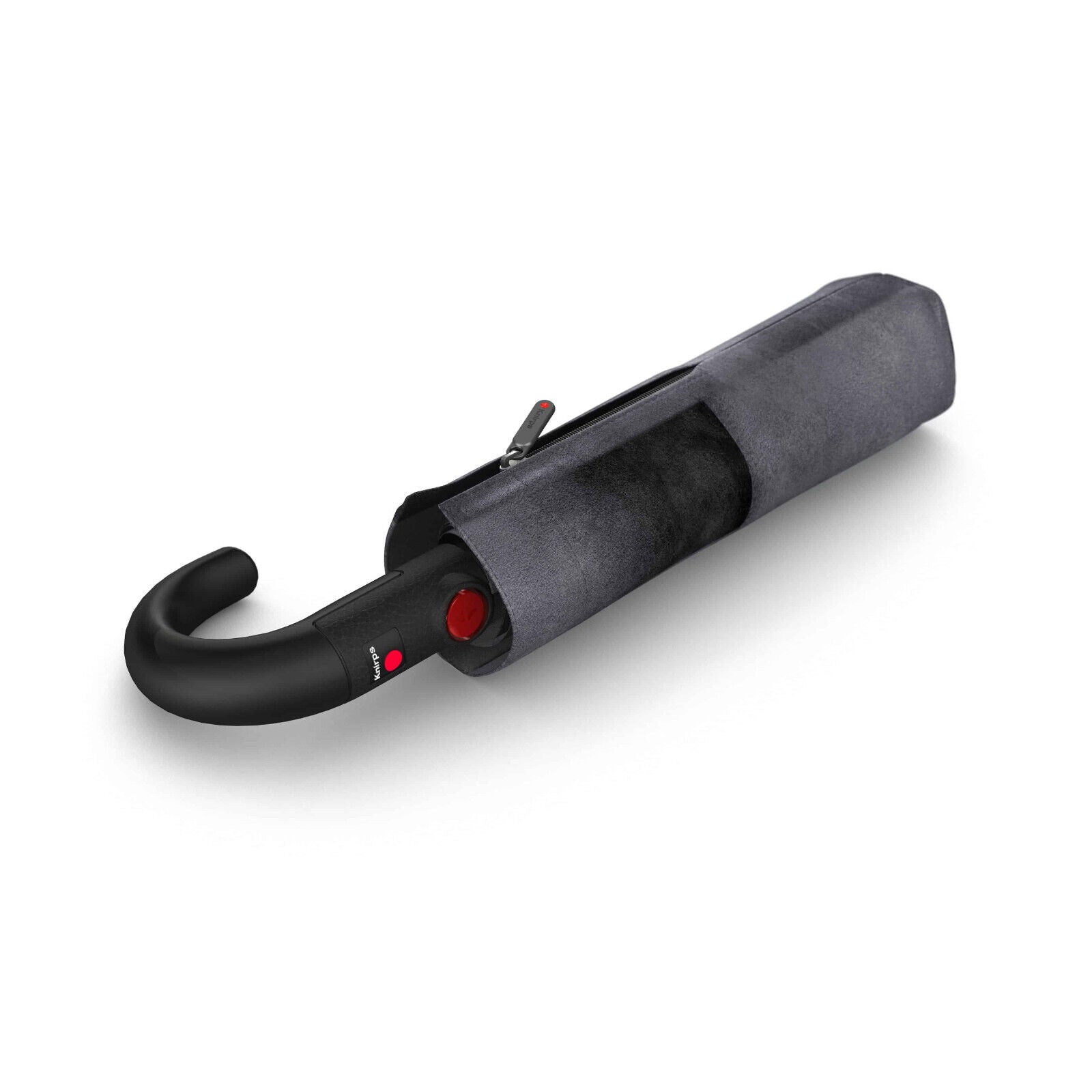 Knirps T.260 Medium Duomatic Herren Regenschirm Taschenschirm sturmfest clear stone