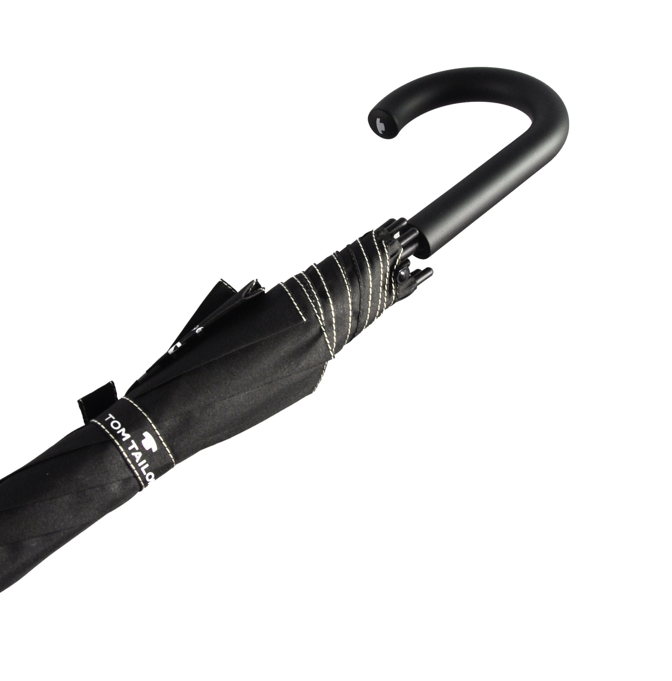 Tom Tailor Regenschirm Stockschirm Schirm Lady Long Automatik schwarz