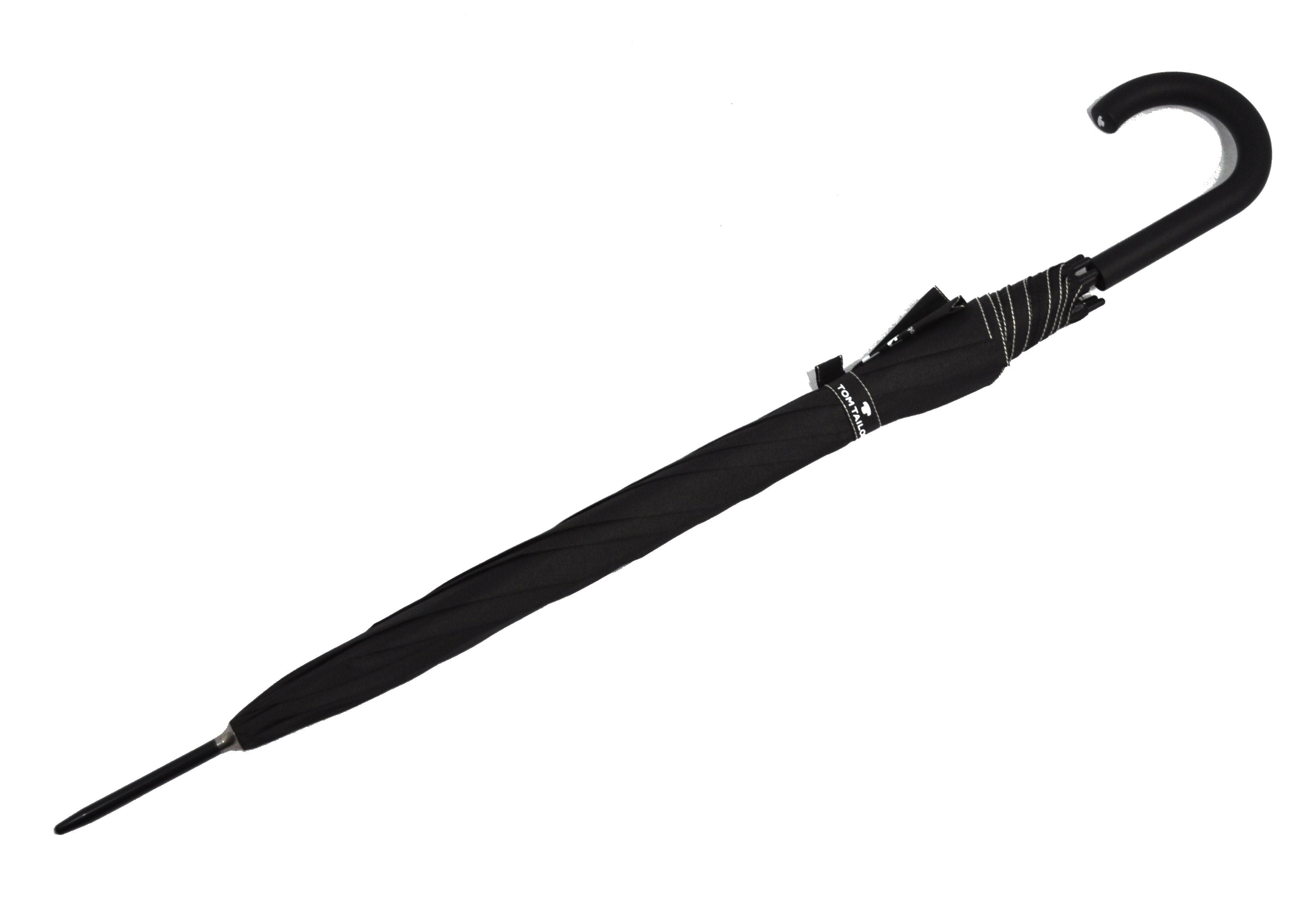 Tom Tailor Regenschirm Stockschirm Schirm Lady Long Automatik schwarz