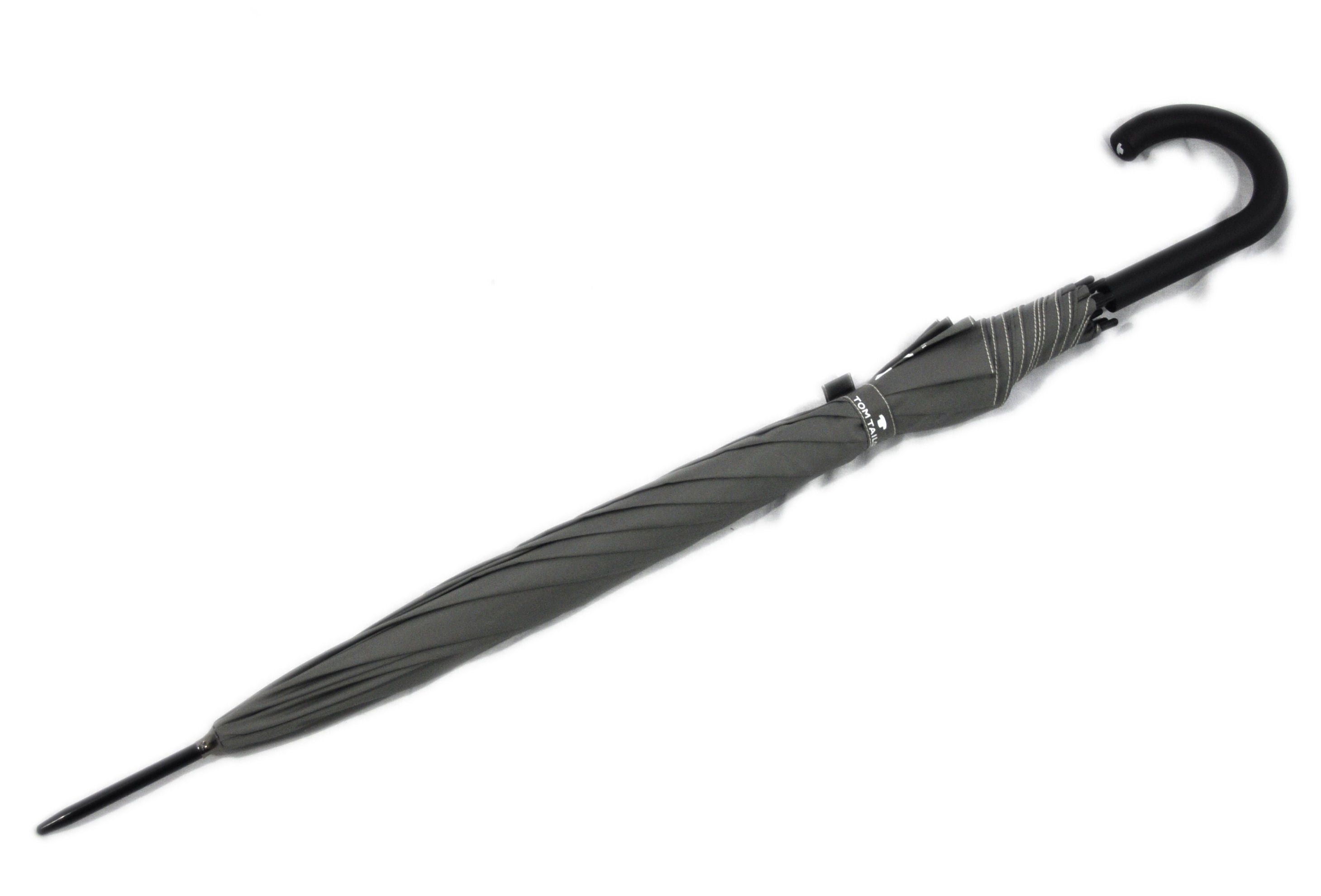 Tom Tailor Regenschirm Stockschirm Schirm Lady Long Automatik grau