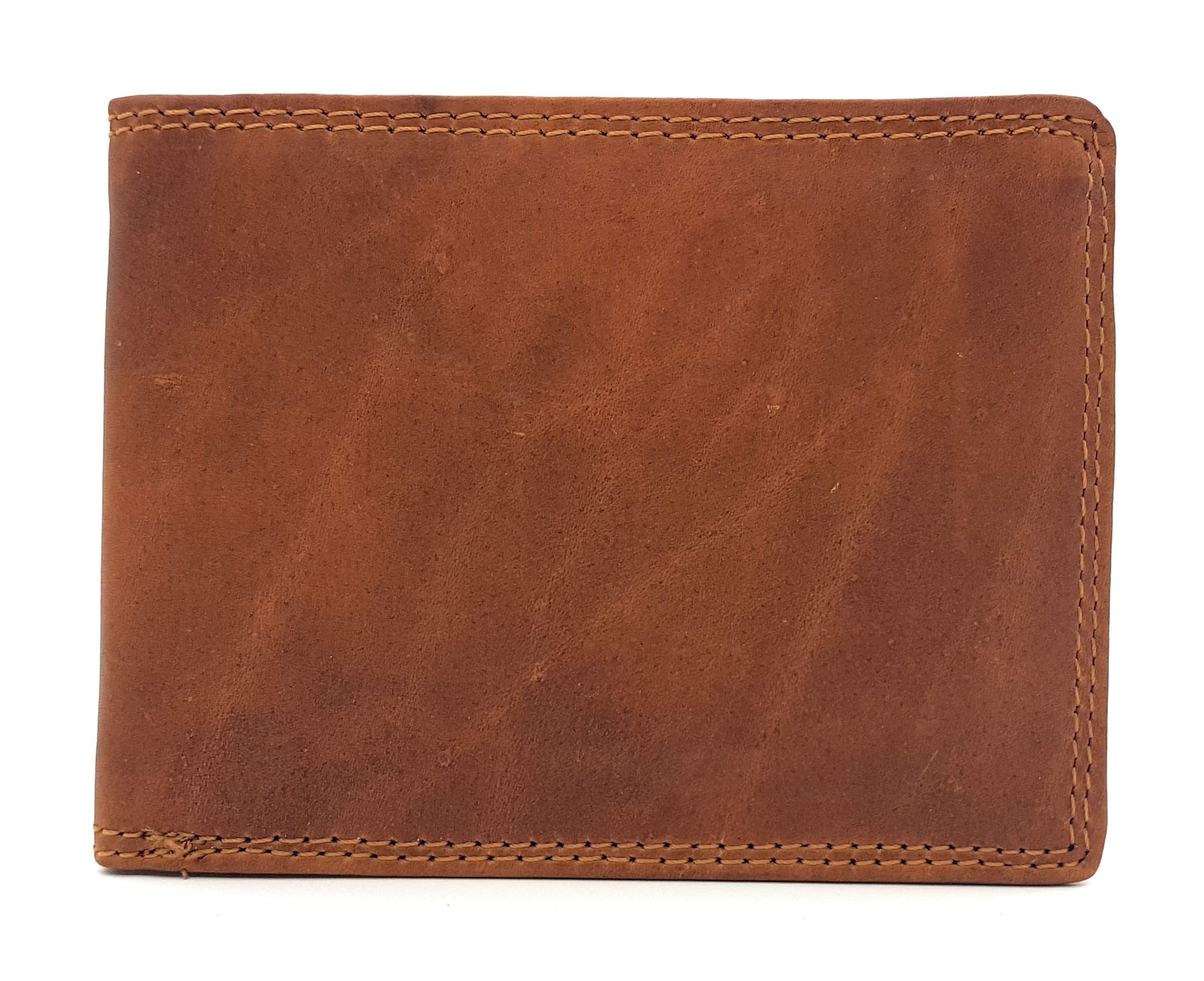 McLean echt Büffel Voll-Leder Geldbörse Portemonnaie Geldbeutel mit RFID NFC Schutz antik braun