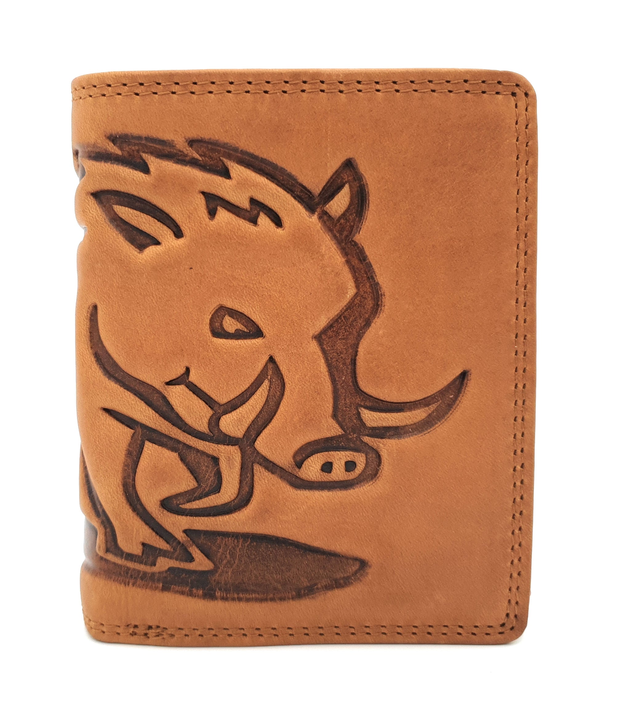 Hill Burry echt Leder Portemonnaie Geldbörse Geldbeutel Wildsau Eber RFID Schutz