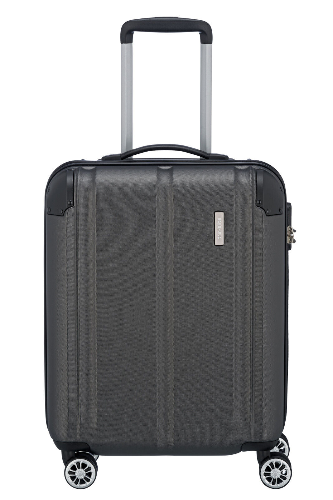 Travelite City Reisekoffer S Trolley Koffer 55cm 4 Rad / Rollen Handgepäck anthrazit