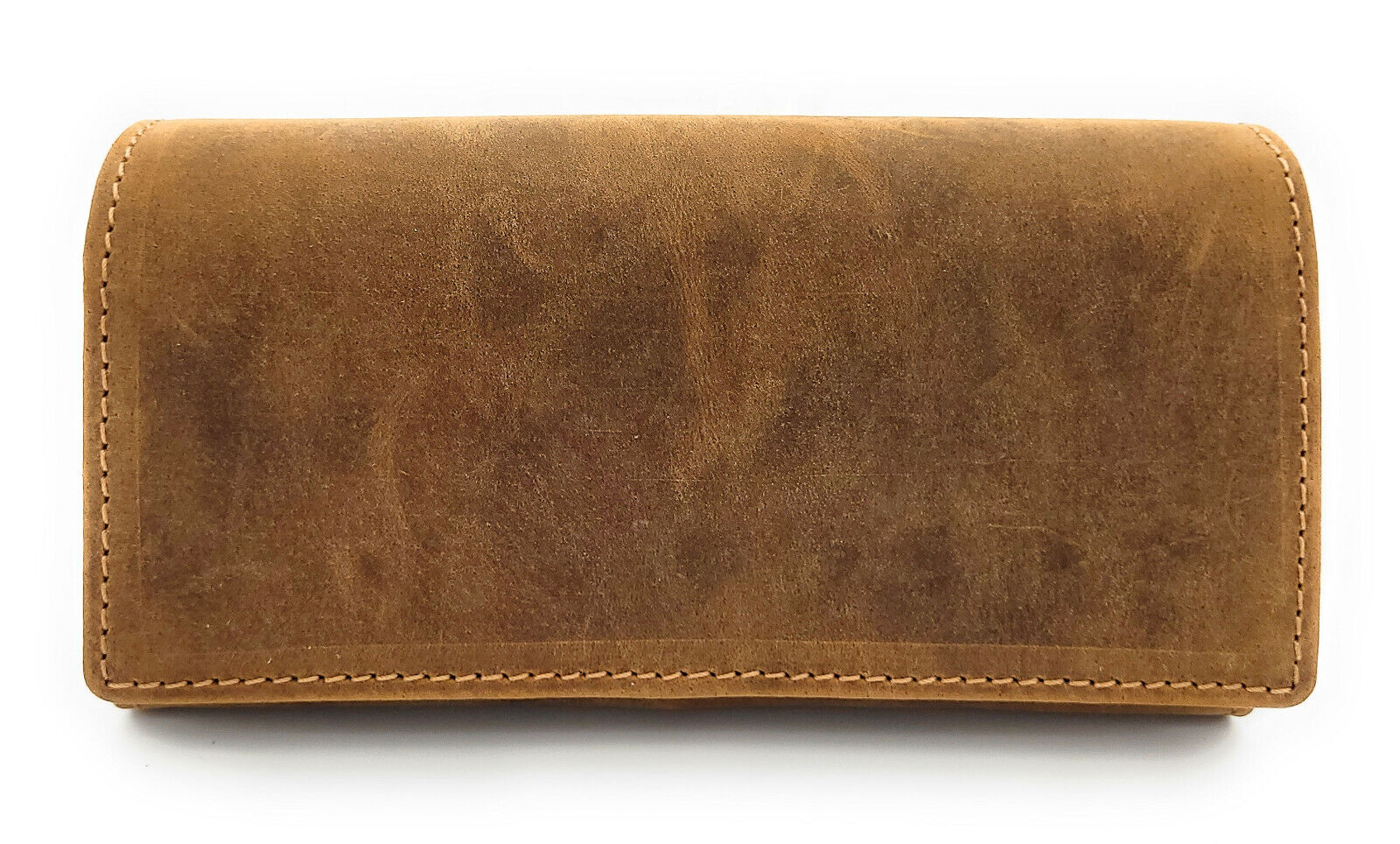 Jockey Club echt Leder Damen Geldbörse Portemonnaie Geldbeutel vintage mit RFID Schutz cognac braun