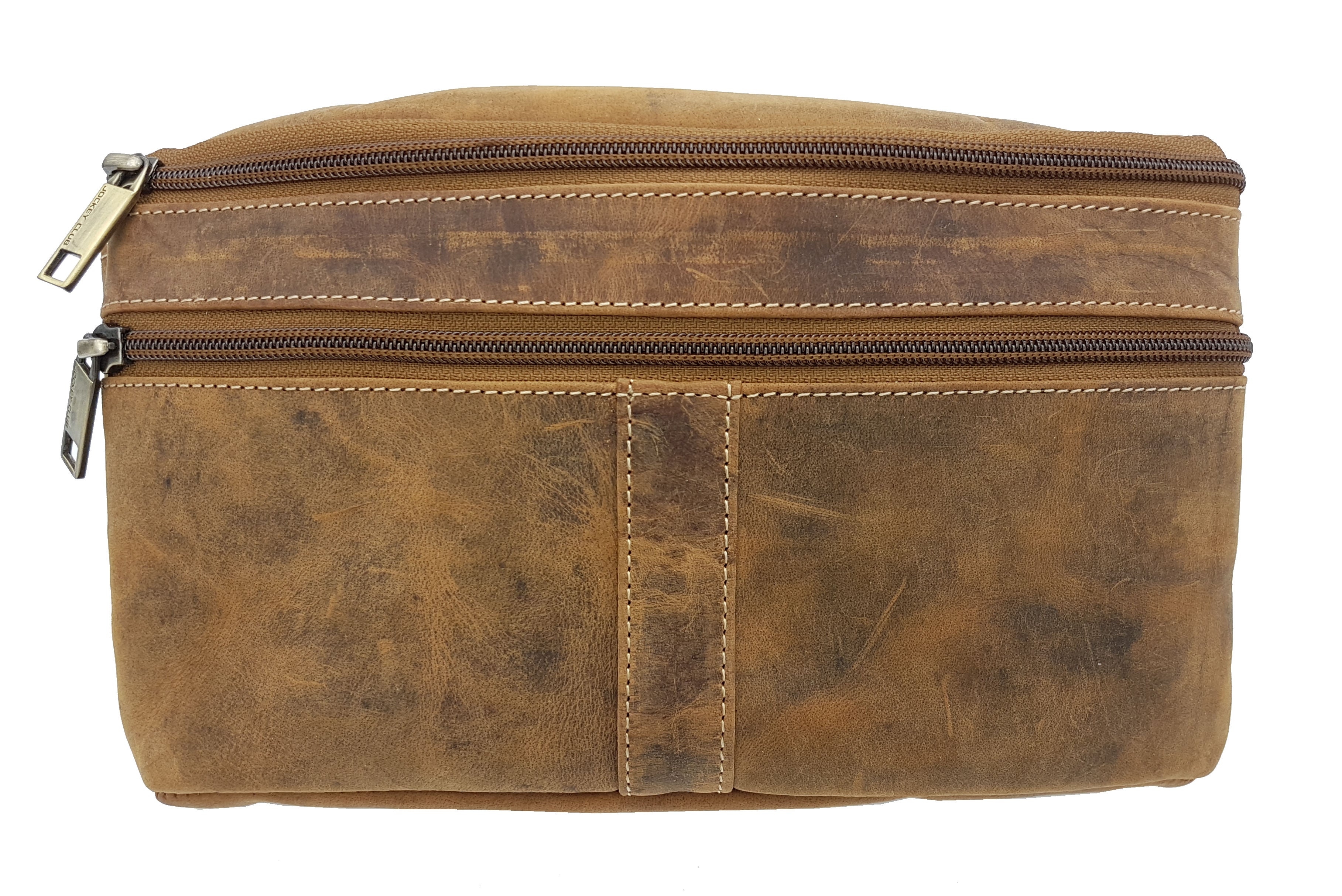 Jockey Club echt Leder Gürteltasche Bikertasche Hüfttasche Bauchtasche Vintage Hunterleder