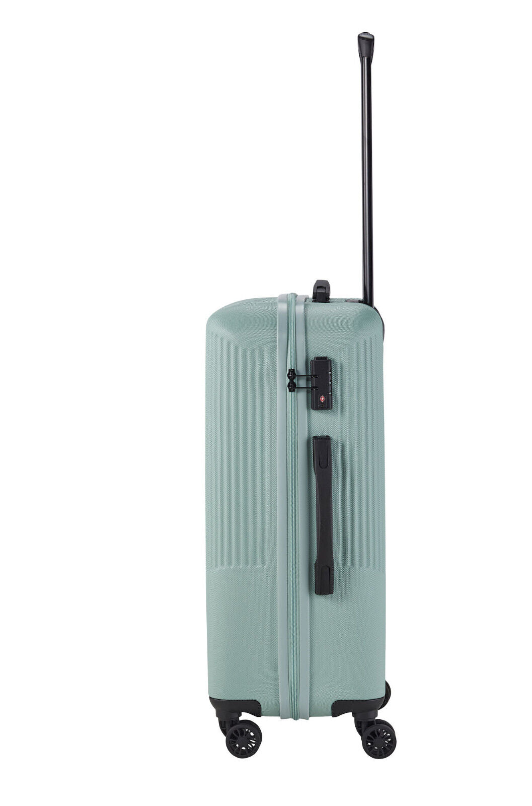 Travelite Bali Reisekoffer M Trolley Koffer 67cm 4 Rad / Rollen TSA Hartschale mint