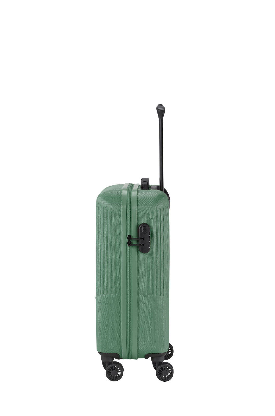 Travelite Bali Handgepäck S Trolley Koffer 55cm 4 Rad / Rollen Hartschale grün