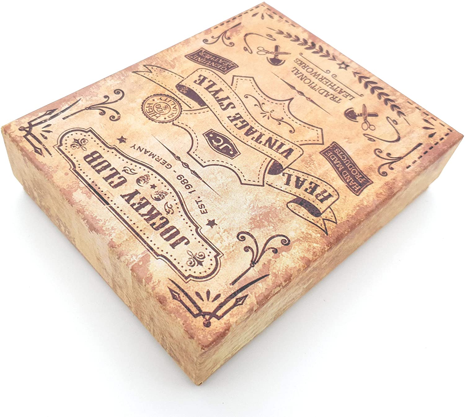 Jockey Club echt Leder Geldbörse Geldbeutel Portemonnaie Rough & Tough mit RFID Schutz black