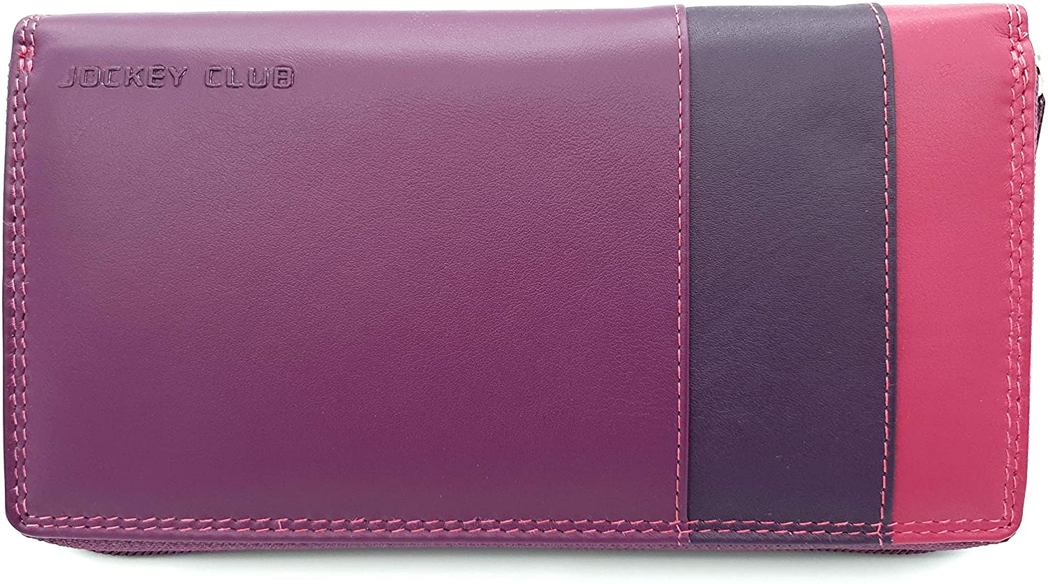 Jockey Club echt Leder Damen Geldbörse Portemonnaie Geldbeutel Rio mit RFID Schutz beere