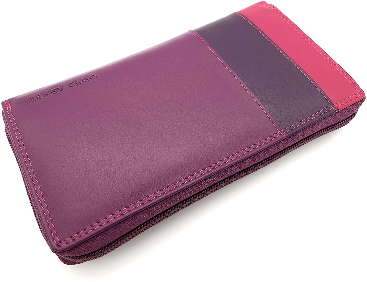 Jockey Club echt Leder Damen Geldbörse Portemonnaie Geldbeutel Rio mit RFID Schutz beere