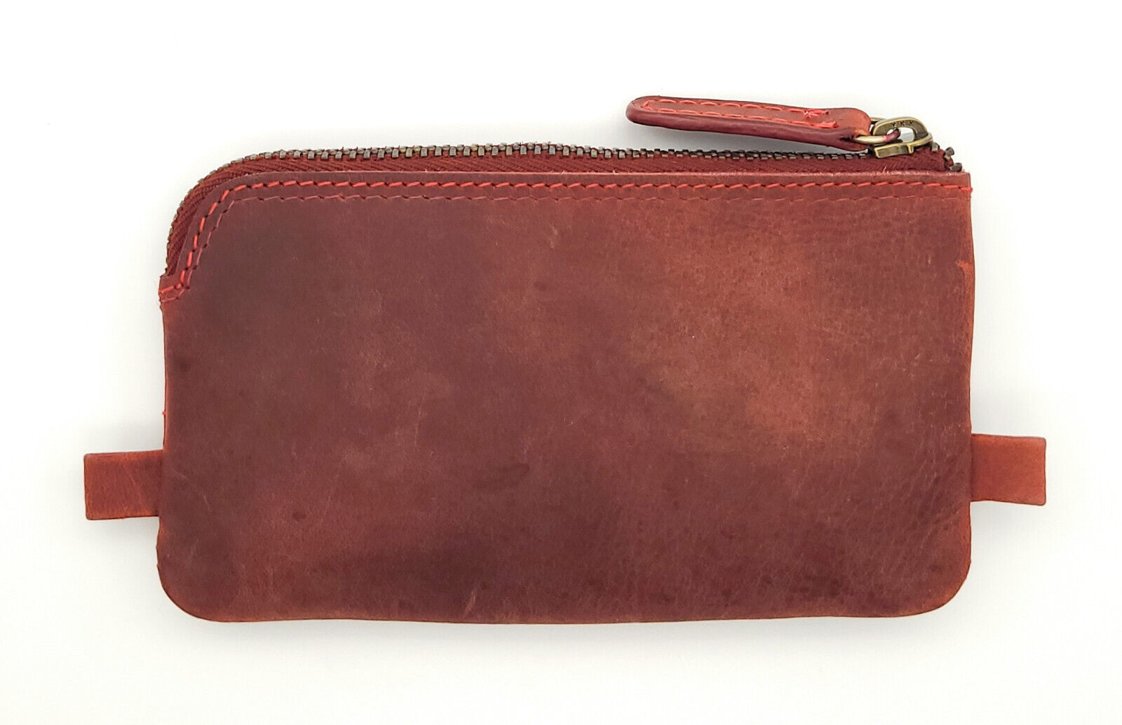Jockey Club Schlüssel-Etui Mappe Schlüsseltasche Voll-Rind-Leder cherry rot