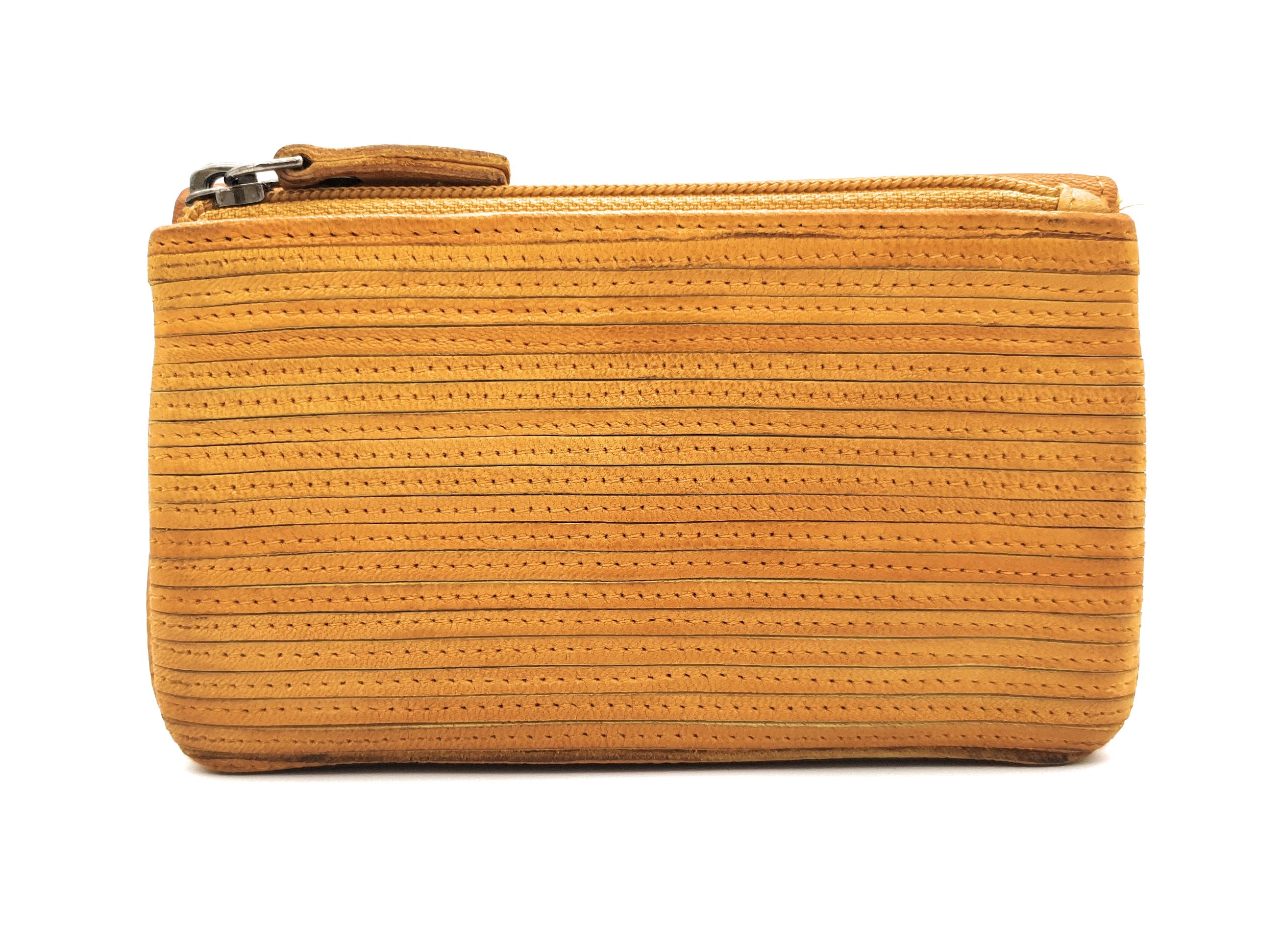 Jockey Club echt Leder Damen Geldbörse lang Shabby Chic Used Optik "Beste Freundinnen" cognac braun