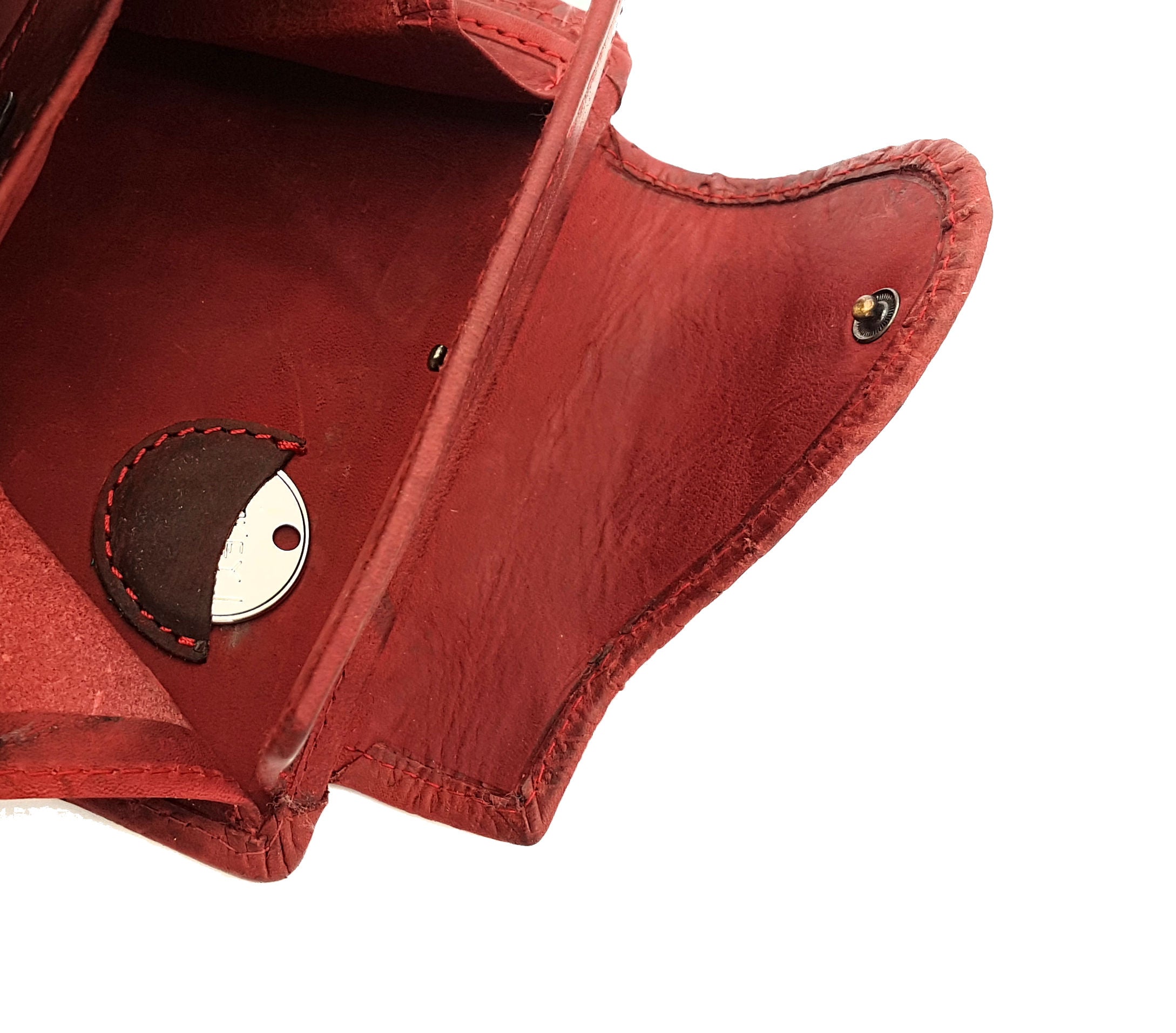 Jockey Club echt Leder Damen Geldbörse Portemonnaie geprägtes Vollrindleder floral mit RFID Schutz Liane rot