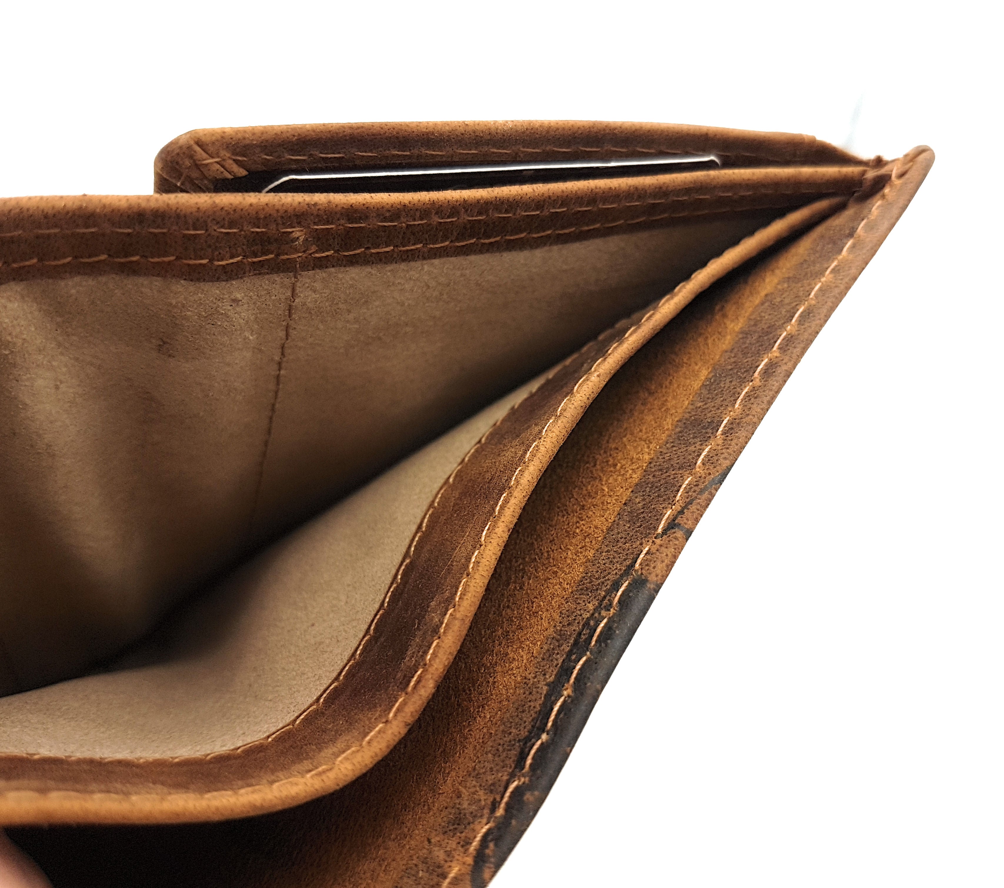 Jockey Club echt Leder Geldbörse Hunterleder Portemonnaie Totenkopf Schädel Skull mit RFID Schutz