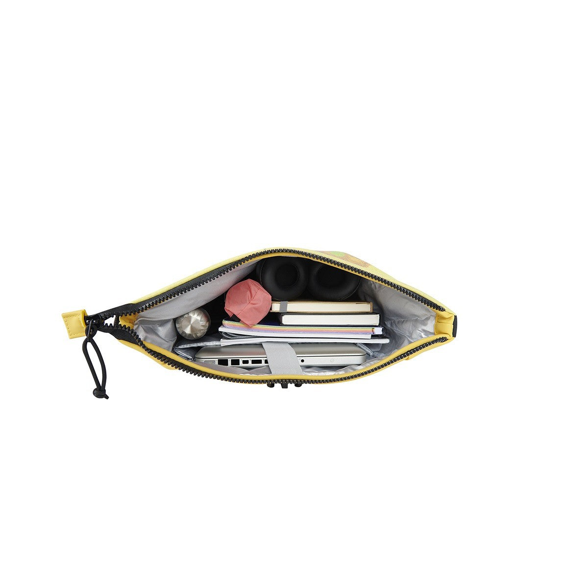 New Rebels New York Sonnenblumen Rucksack – Rolltop, wasserabweisend, 15" Laptopfach