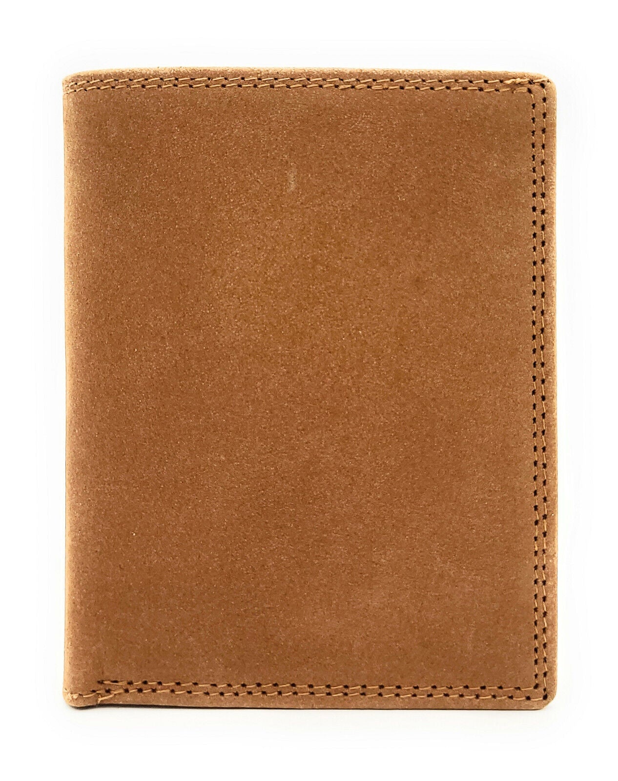 Lemasi Geldbörse Portemonnaie Geldbeutel Hunterleder mit RFID Schutz cognac braun