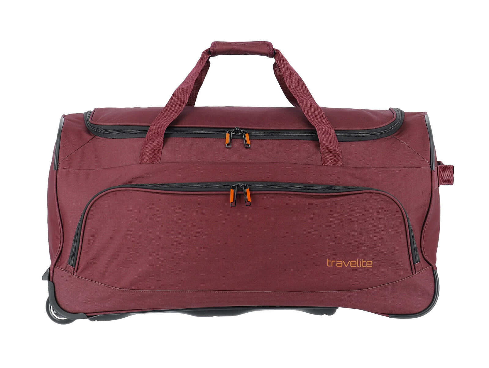Travelite 2-Rad Trolley Roll-Reisetasche mit Rollen Basics Fresh bordeaux rot