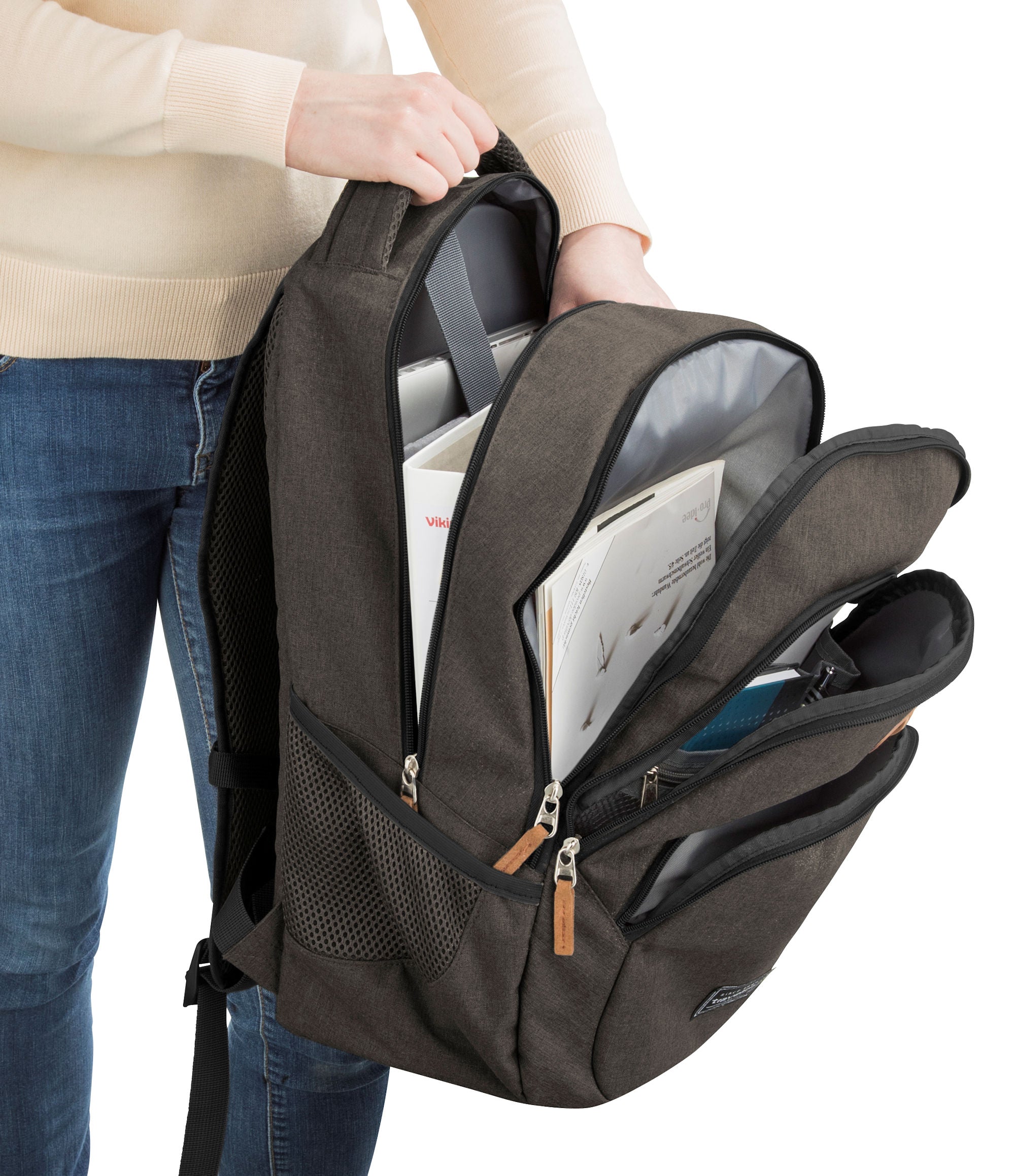 Travelite Freizeit Reise Rucksack Daypack Notebookfach Bordgepäck dunkel braun