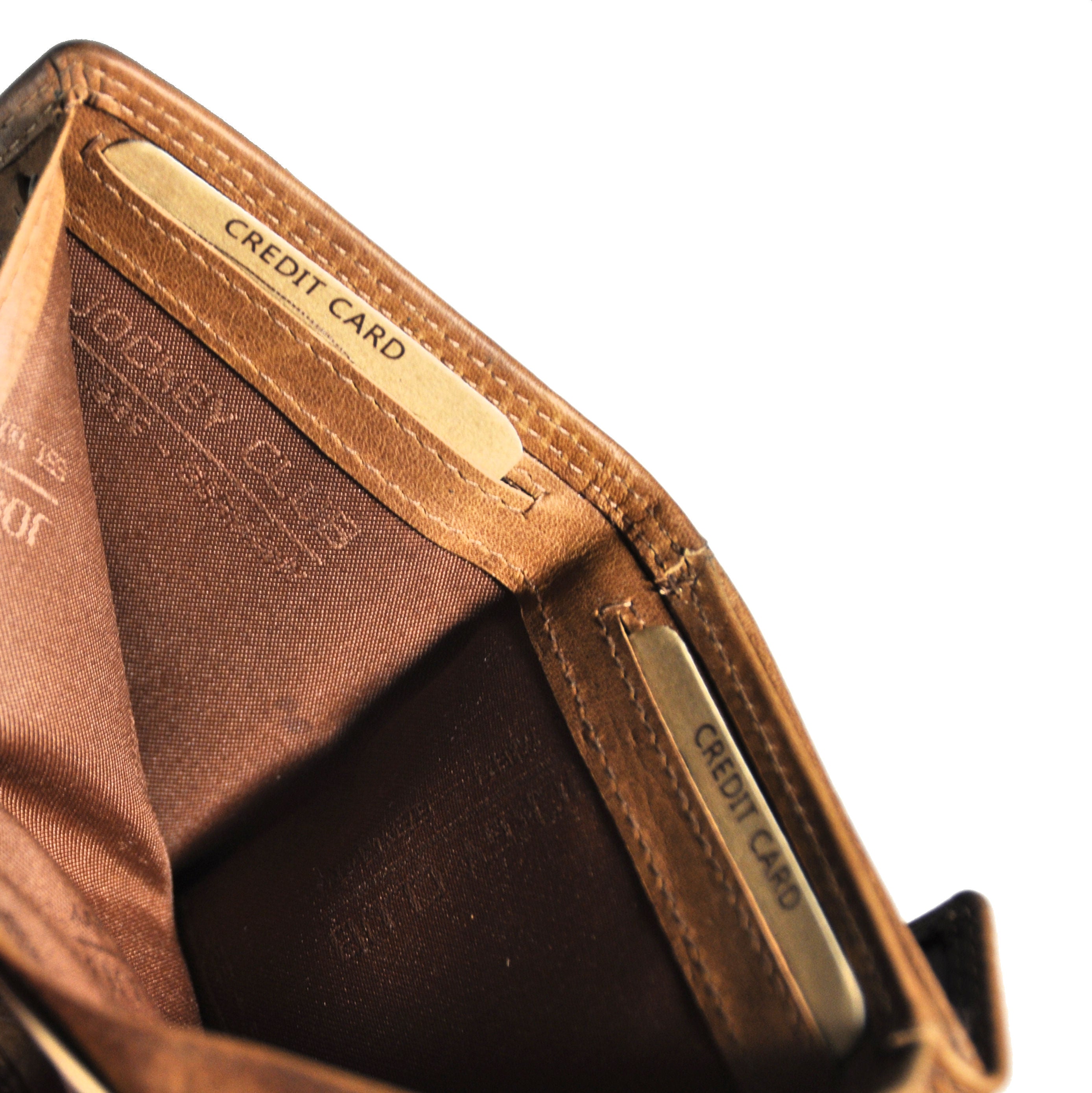 Jockey Club kleine kompakte echt Leder Geldbörse Wendebörse mit RFID Schutz cognac braun