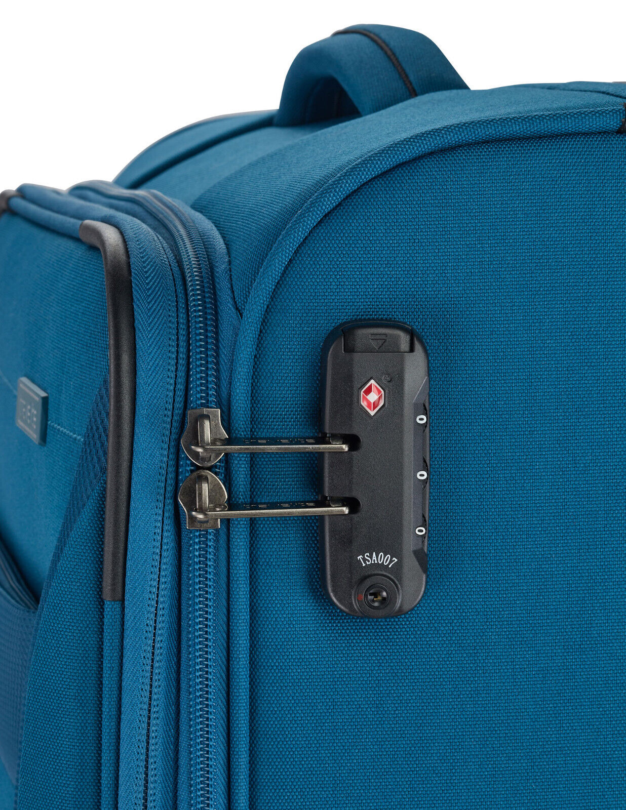 Travelite Chios Reisekoffer L Trolley Koffer 78cm 4 Rad / Rollen Dehnfalte TSA petrol