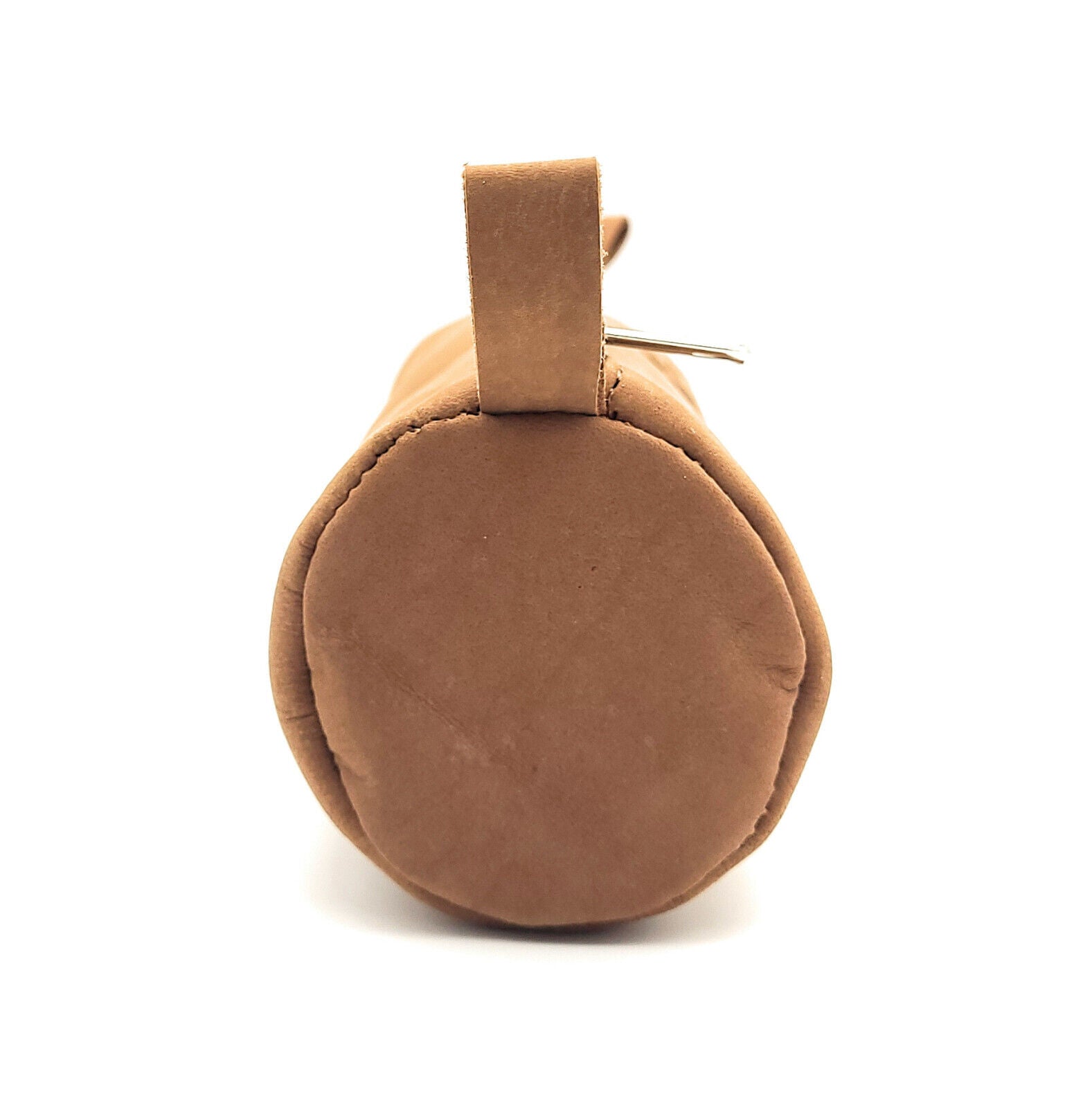 Lemasi echt Leder Schlamperrolle Federmäppchen Stifteetui Faulenzerrolle leer braun