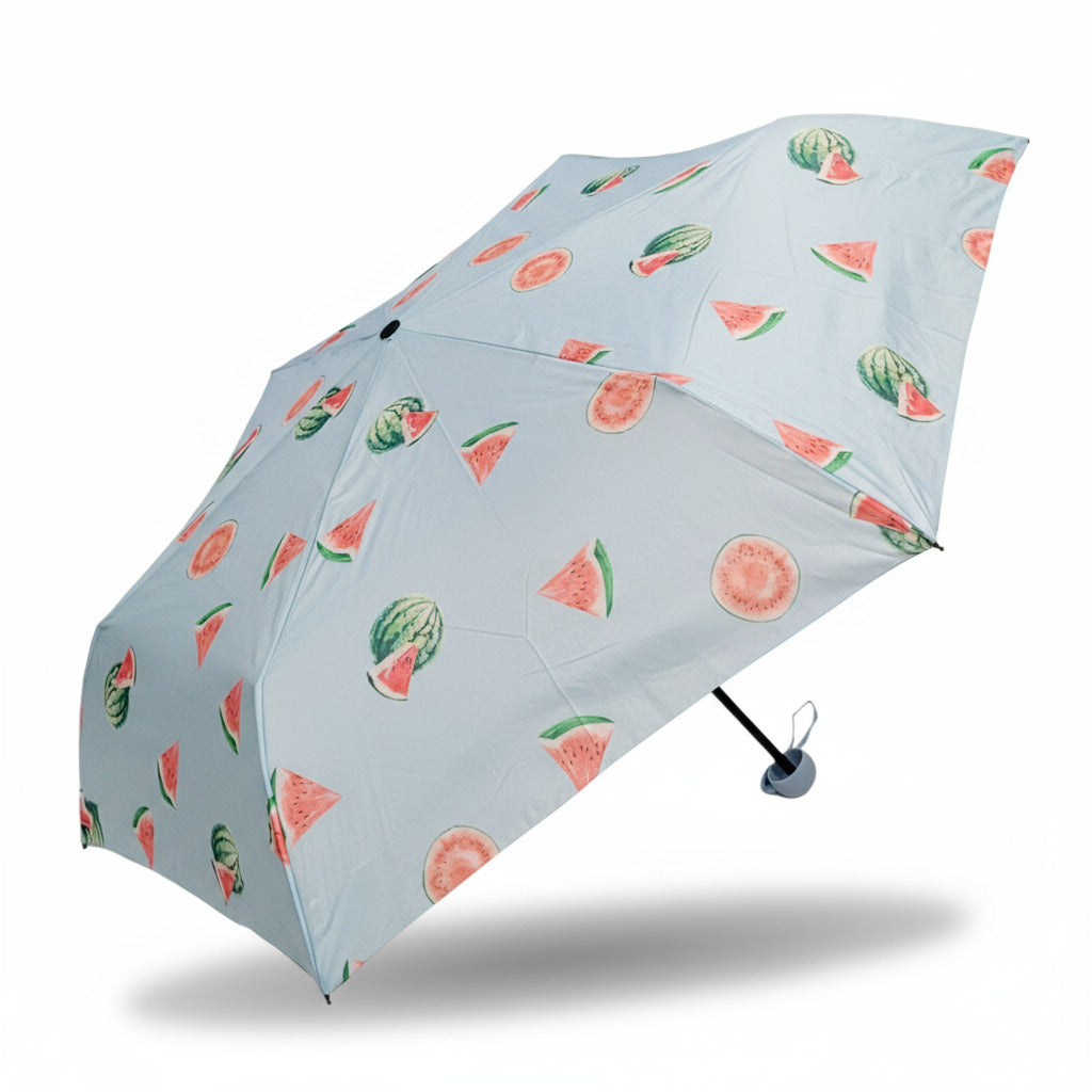 Mini Regenschirm Taschenschirm Schirm klein, leicht & kompakt Melonen