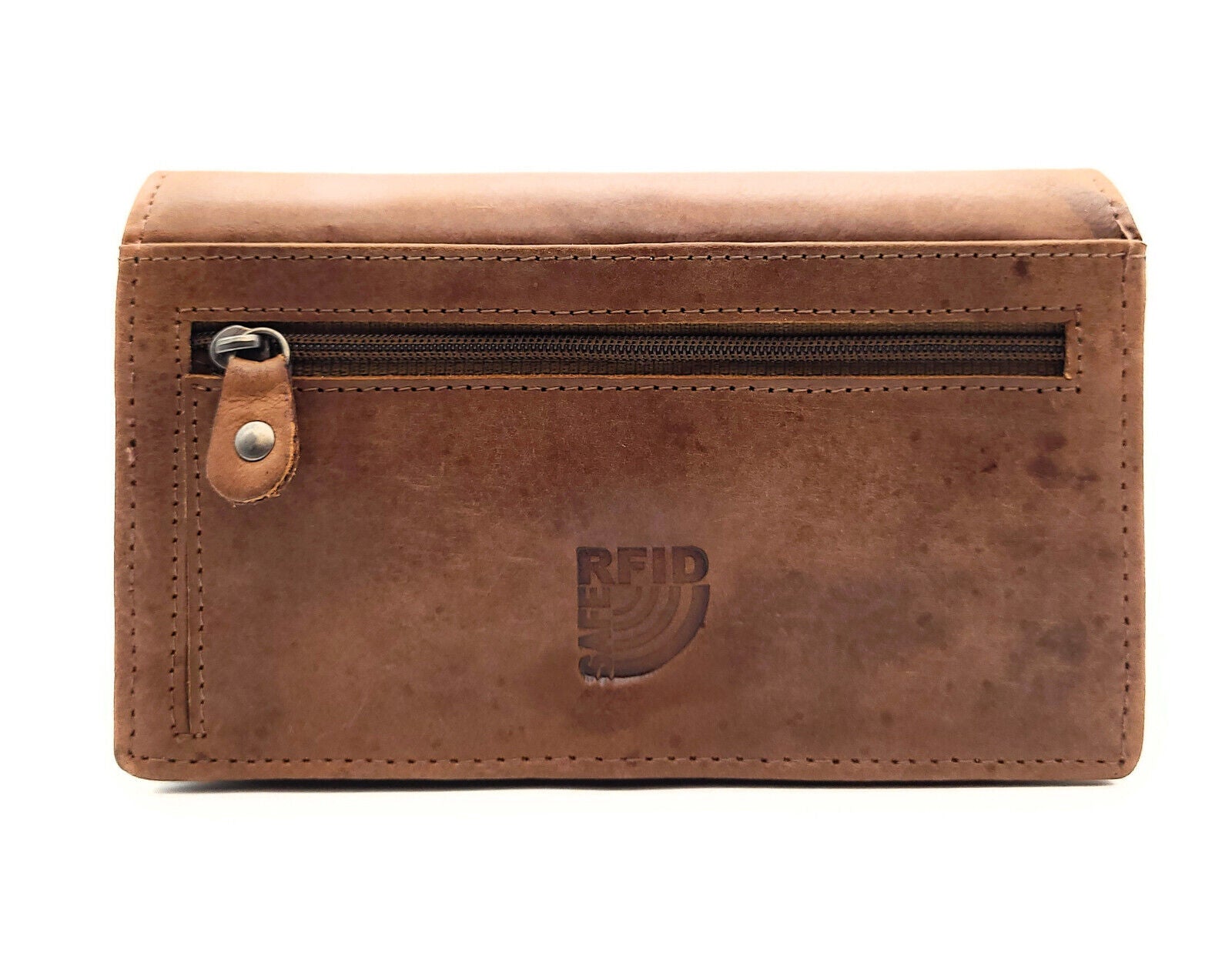 Mustang echt Leder Damen Geldbörse Portemonnaie mit RFID Schutz auch für Linkshänder