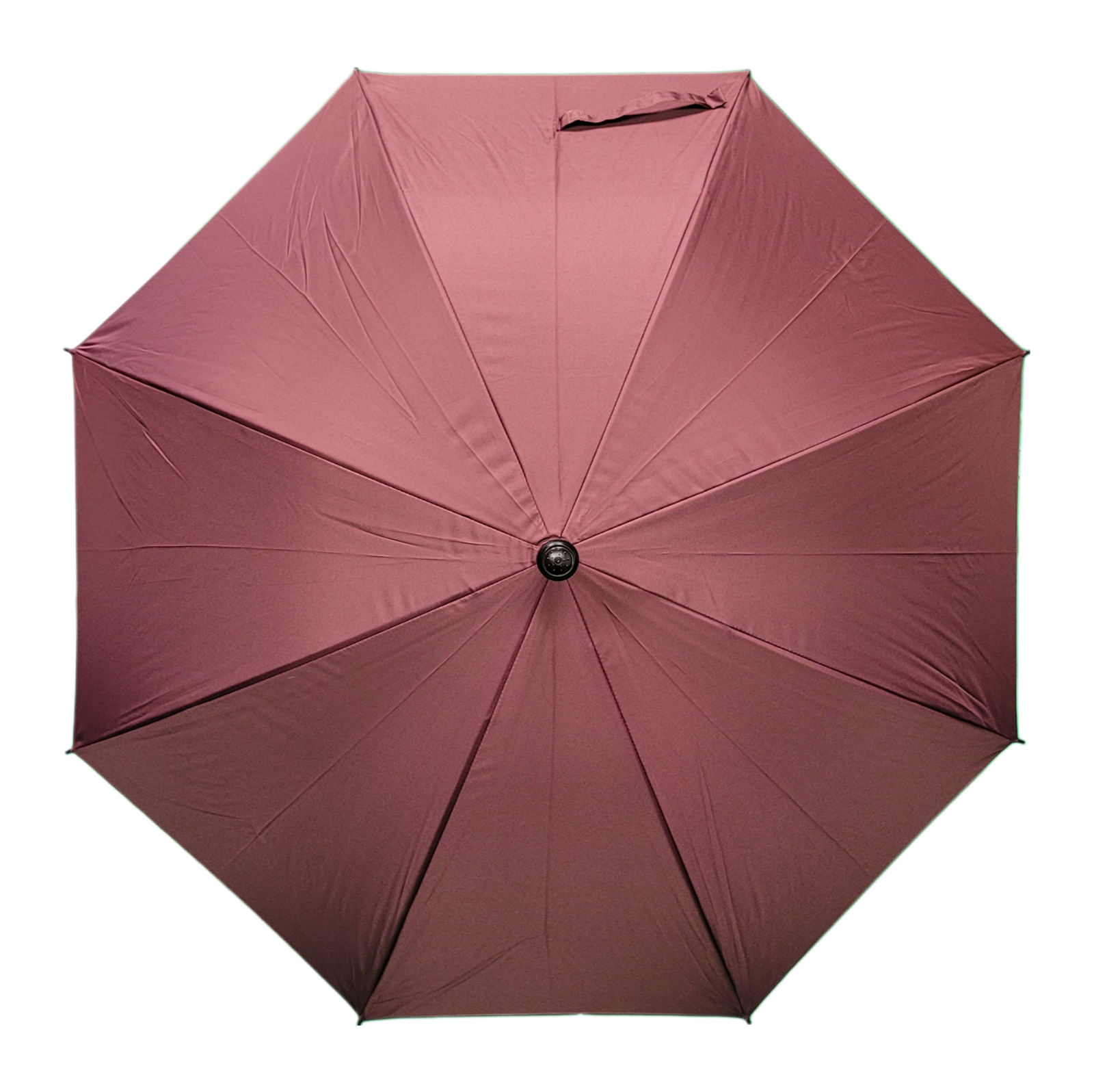 Regenschirm Stützschirm Gehhilfe Gehstock Fritzgriff Gummipuffer uni bordeaux