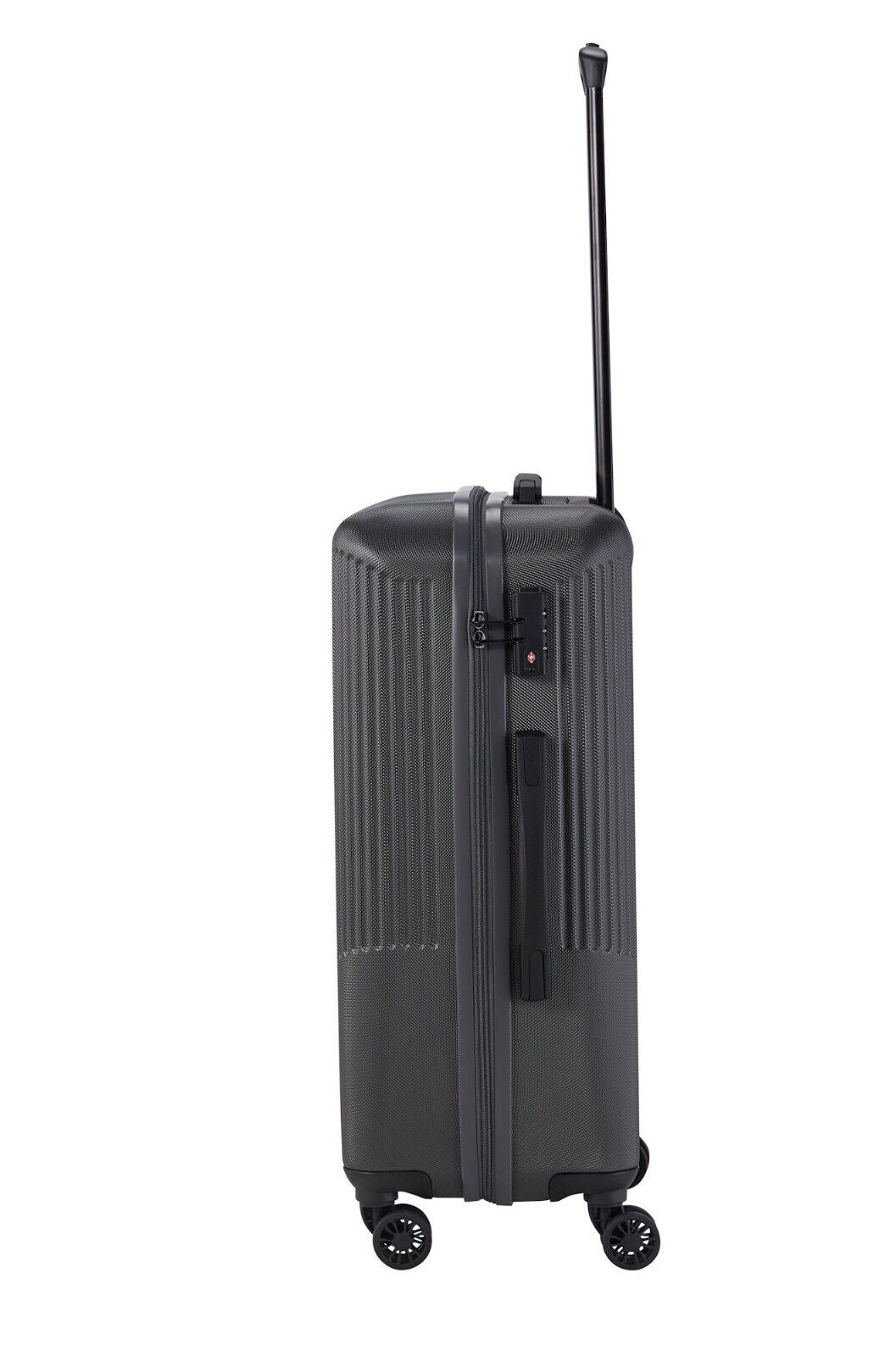 Travelite Bali Reisekoffer M Trolley Koffer 67cm 4 Rad / Rollen TSA Hartschale anthrazit