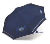 Scout Kinder Regenschirm mit Reflektionsstreifen leicht Police Car Polizei Auto