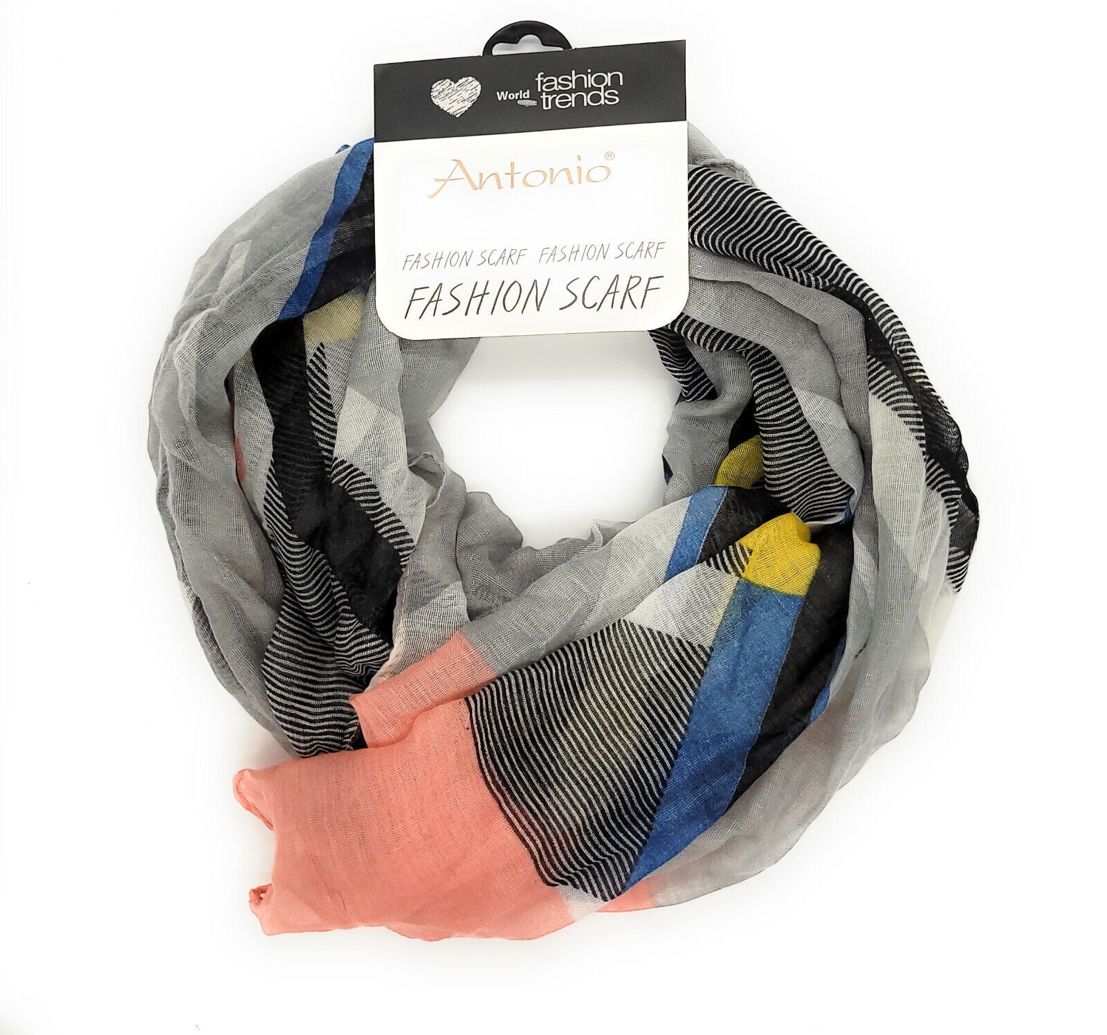 leichter Damen Sommerschal Schal Colorful geometrische Muster 200x75cm