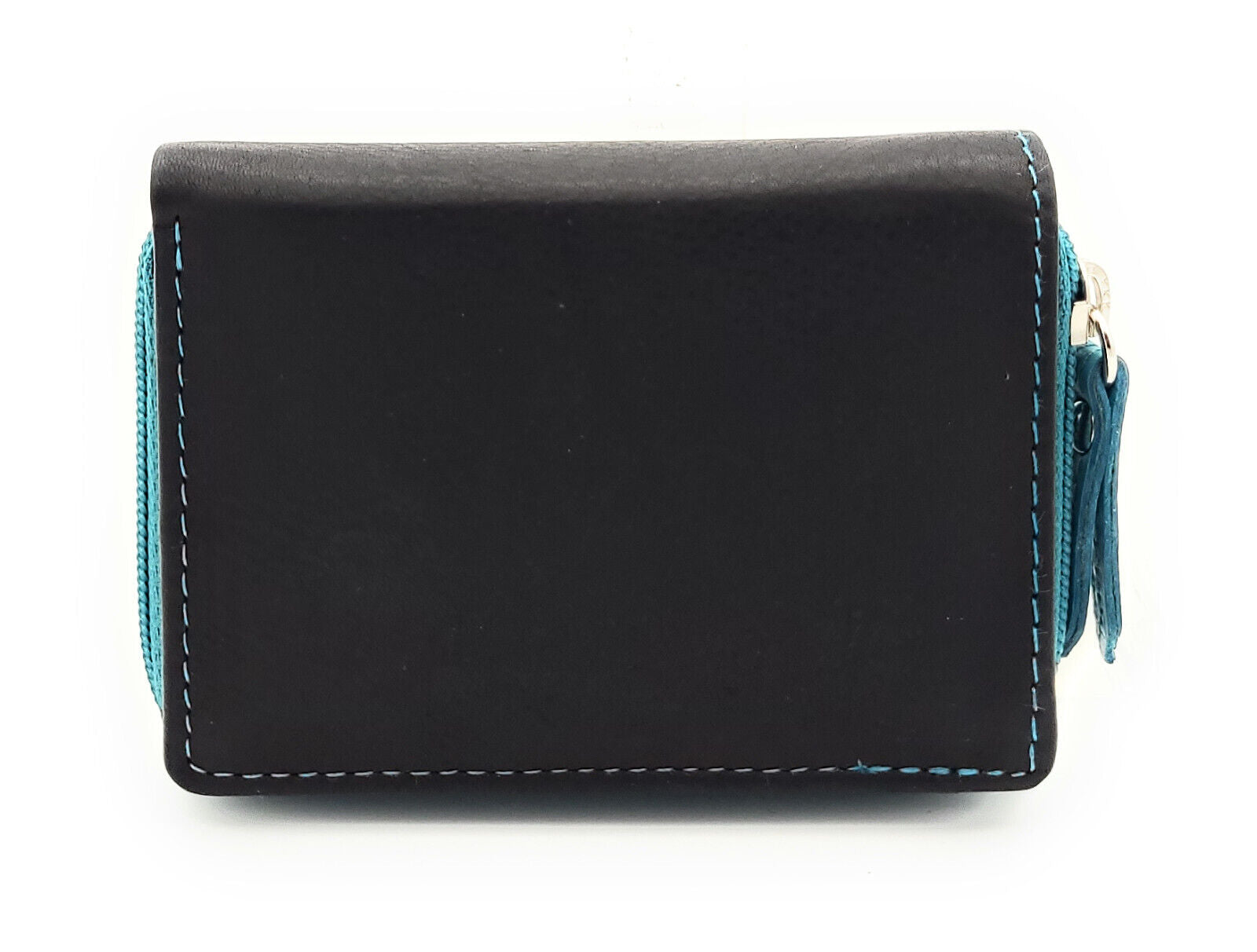 Jockey Club echt Leder Mini Geldbörse Portemonnaie mit RFID Schutz blau