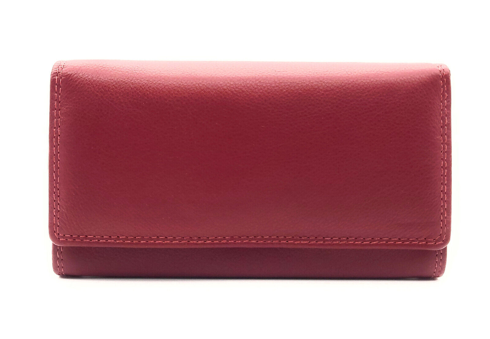 Jockey Club echt Leder Damen Geldbörse Portemonnaie mit RFID Schutz rot