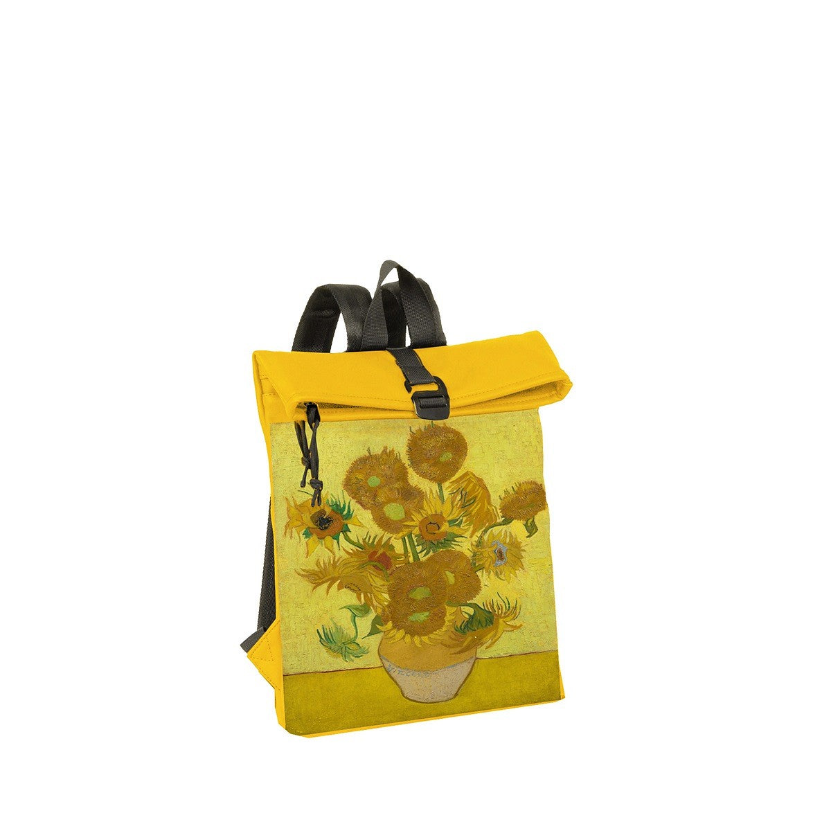 New Rebels Mart Art Roll Up City Rucksack Los Angeles Sunflower, Sonnenblumen, wasserabweisend