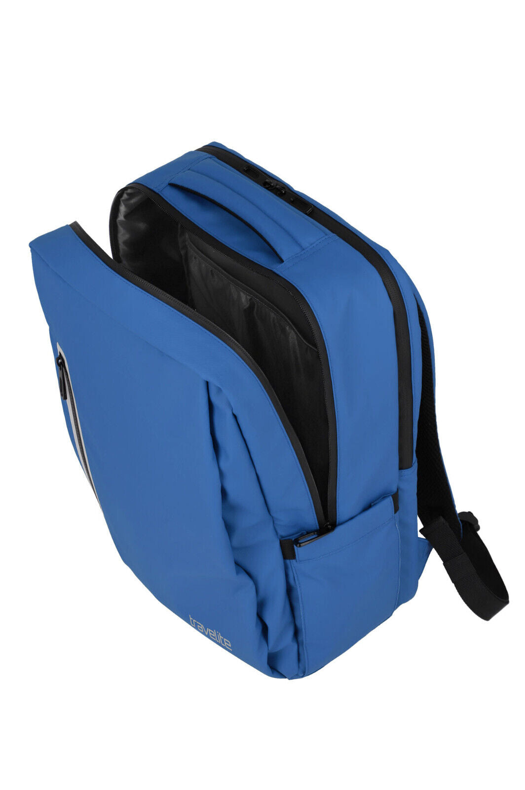 Travelite Boxy Rucksack Daypack Notebookfach wasserfeste Plane Reflektoren blau