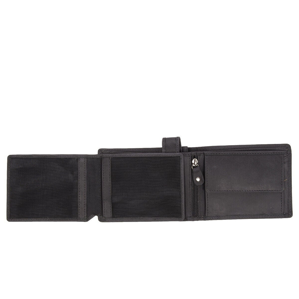 Mustang echt Leder Herren Geldbörse Portemonnaie mit RFID Schutz schwarz